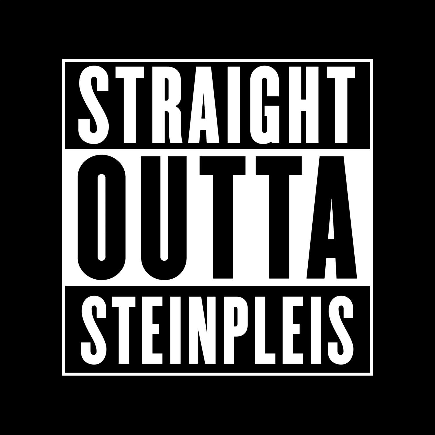 Steinpleis T-Shirt »Straight Outta«