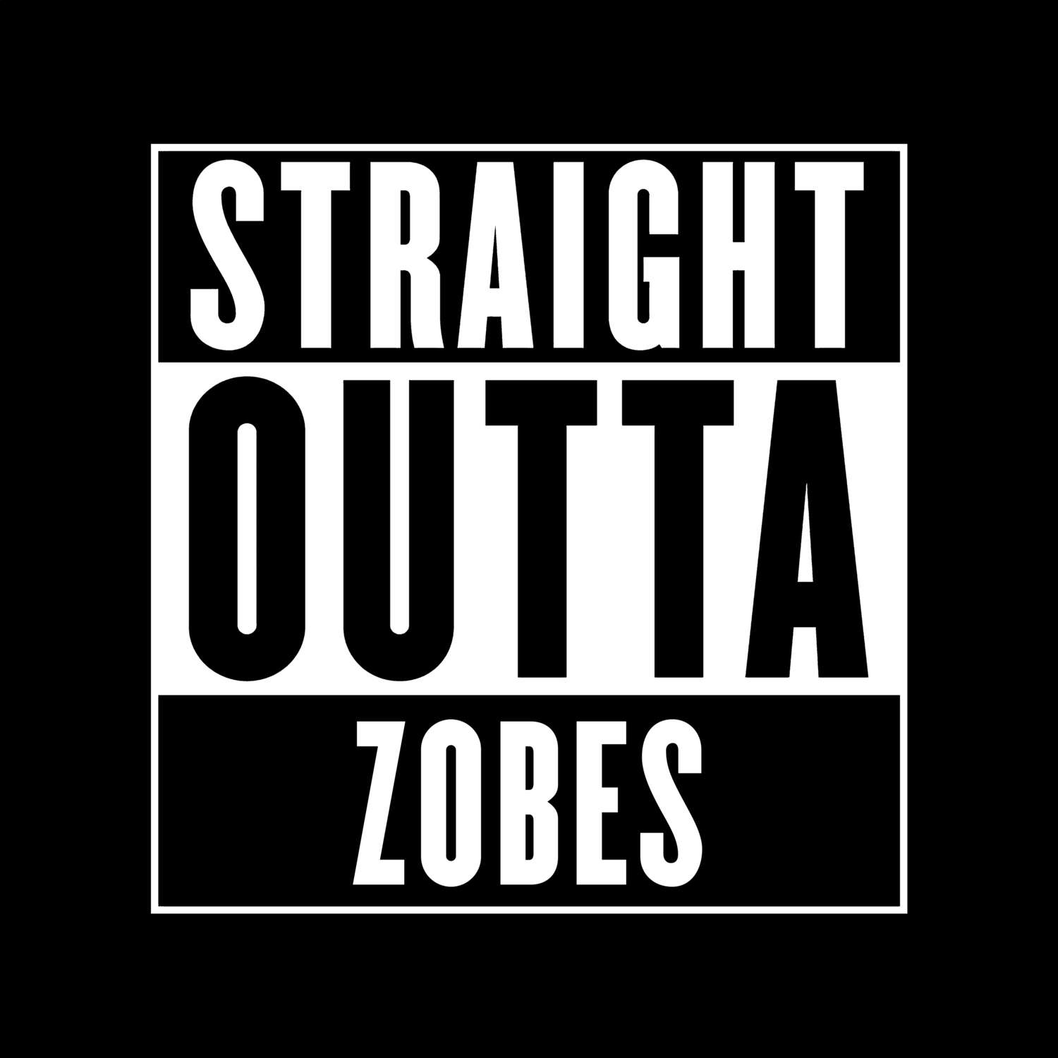Zobes T-Shirt »Straight Outta«