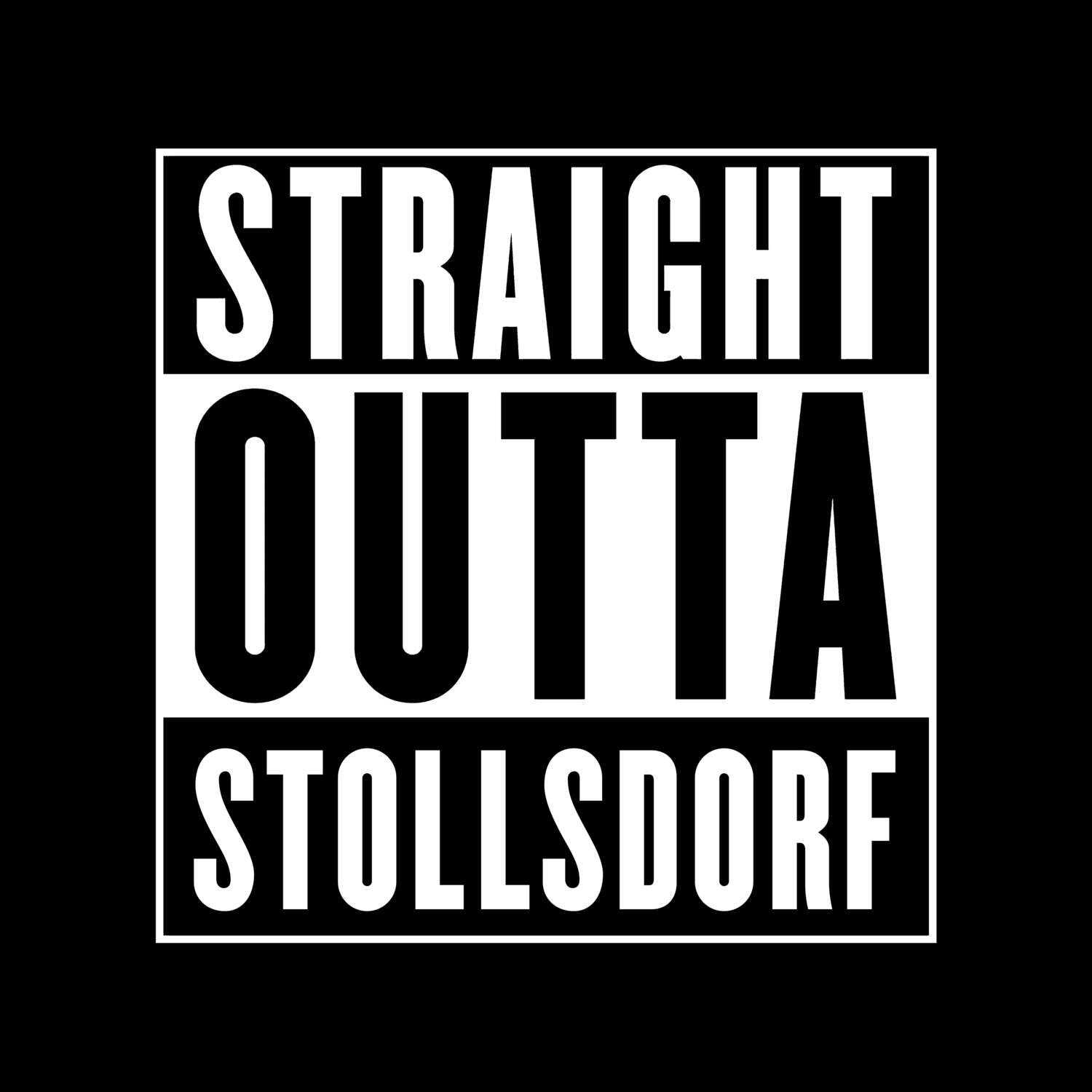 Stollsdorf T-Shirt »Straight Outta«
