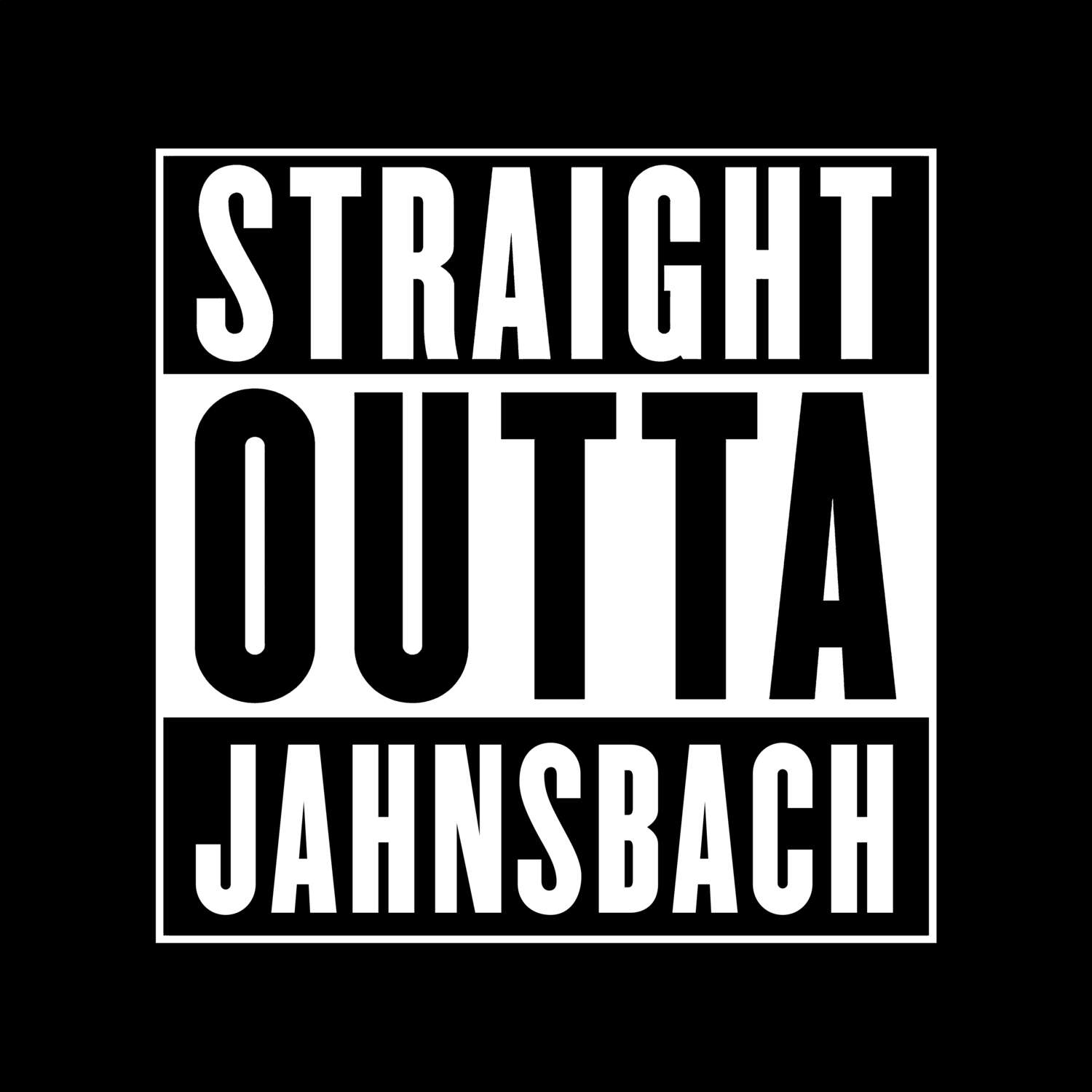 Jahnsbach T-Shirt »Straight Outta«