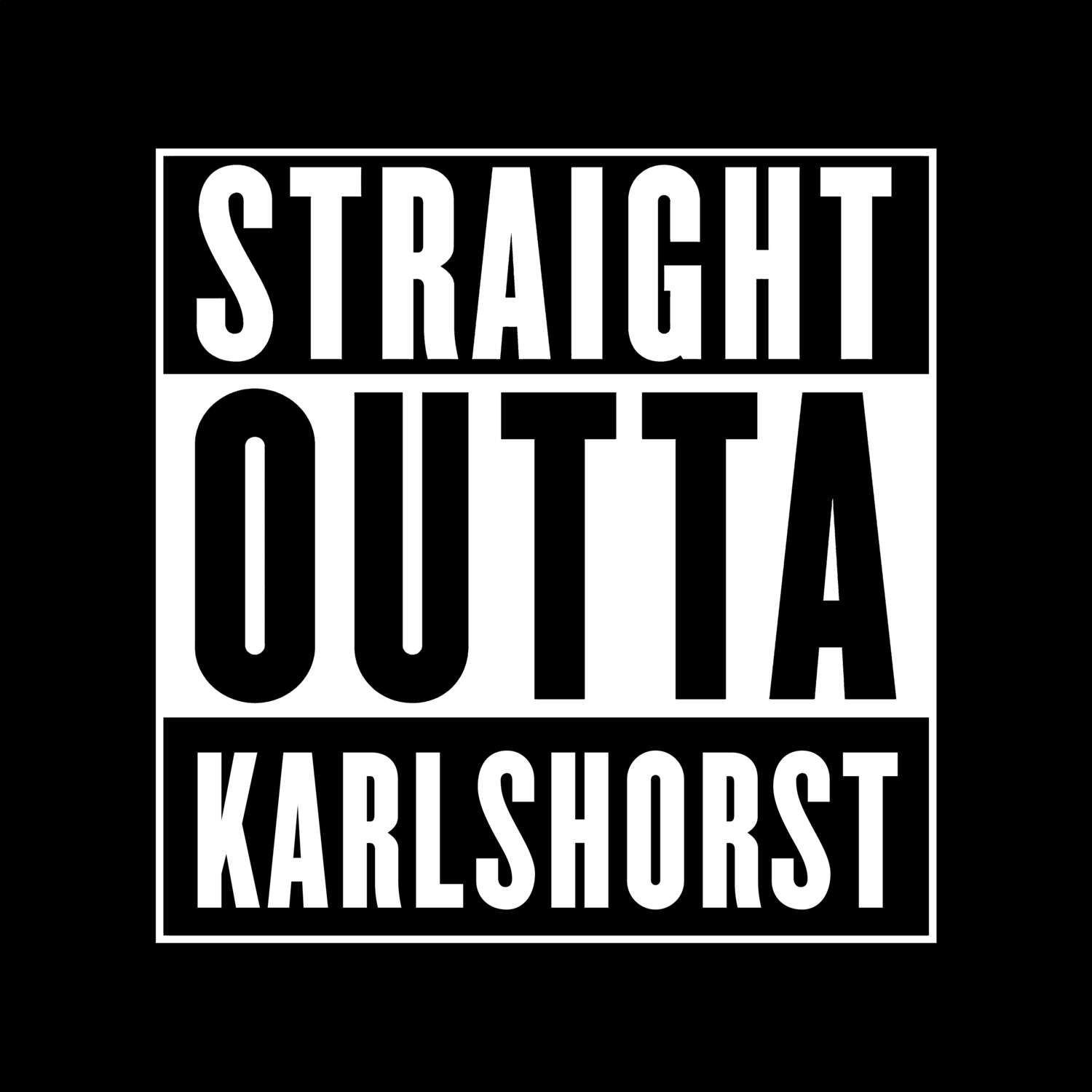 Karlshorst T-Shirt »Straight Outta«