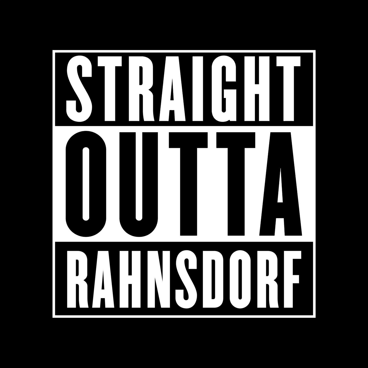Rahnsdorf T-Shirt »Straight Outta«