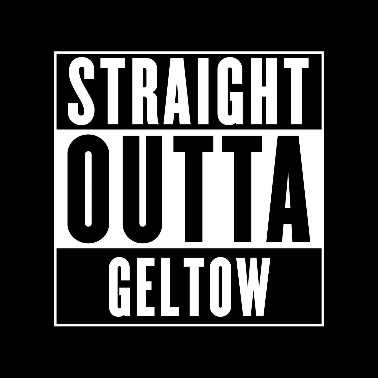Geltow T-Shirt »Straight Outta«