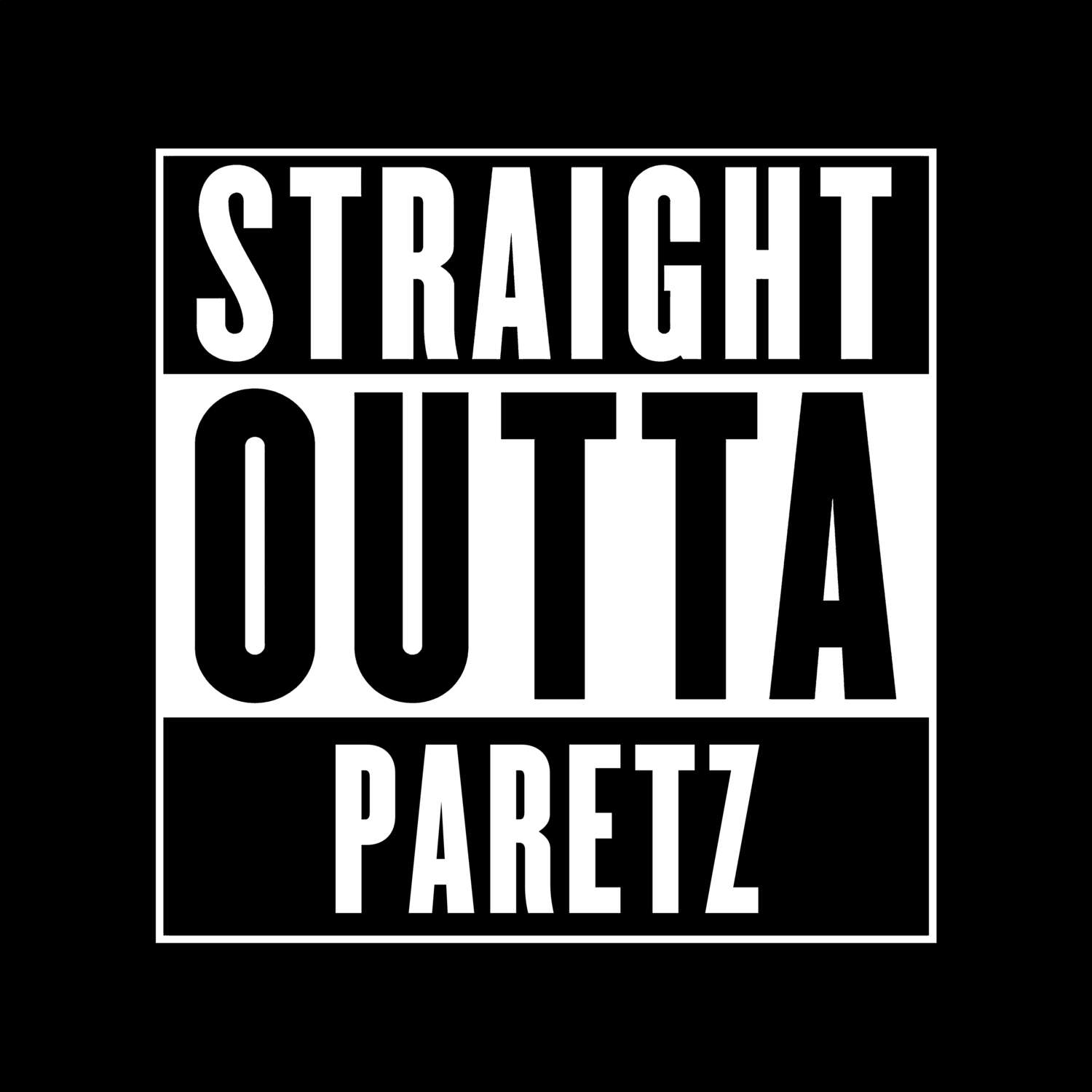 Paretz T-Shirt »Straight Outta«