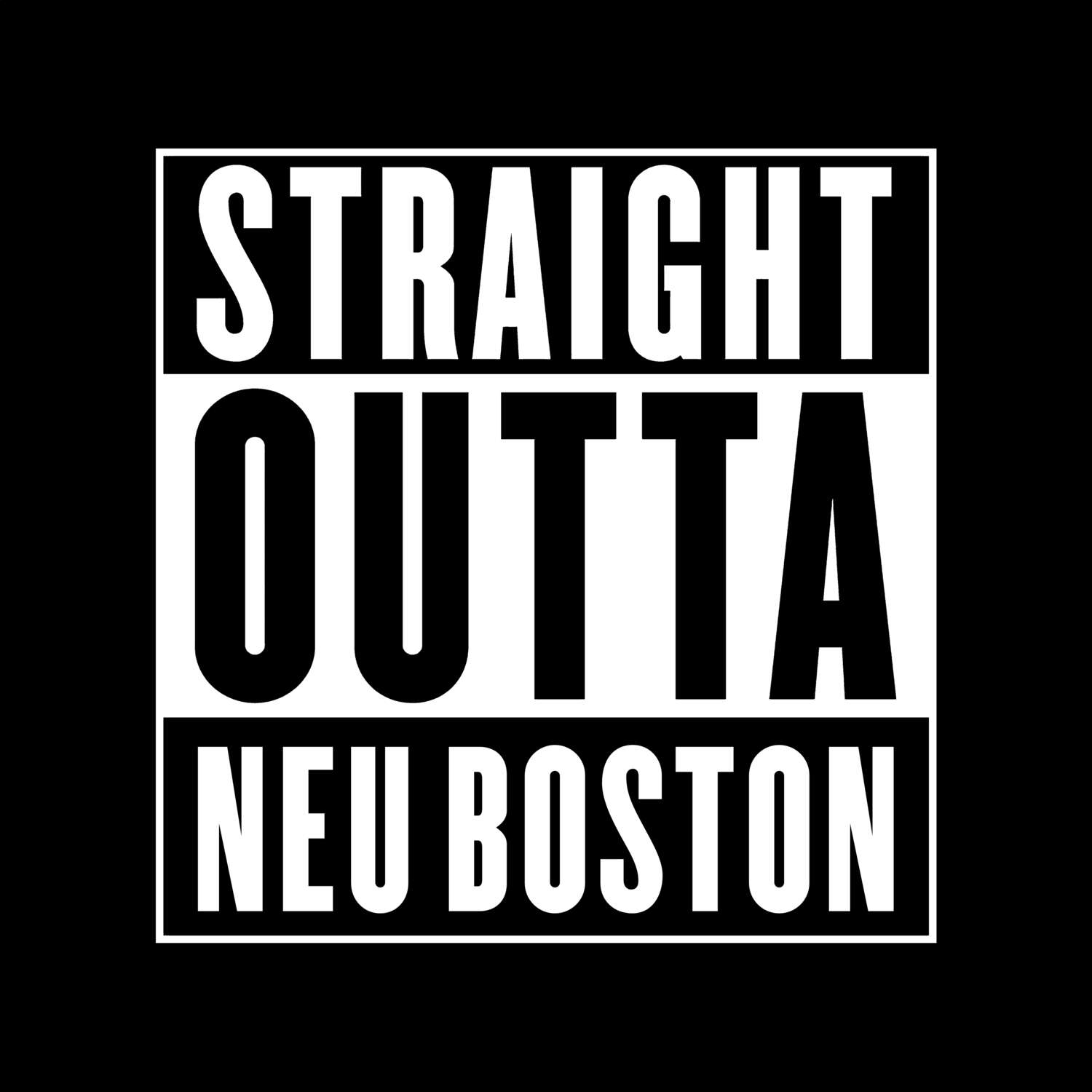 Neu Boston T-Shirt »Straight Outta«