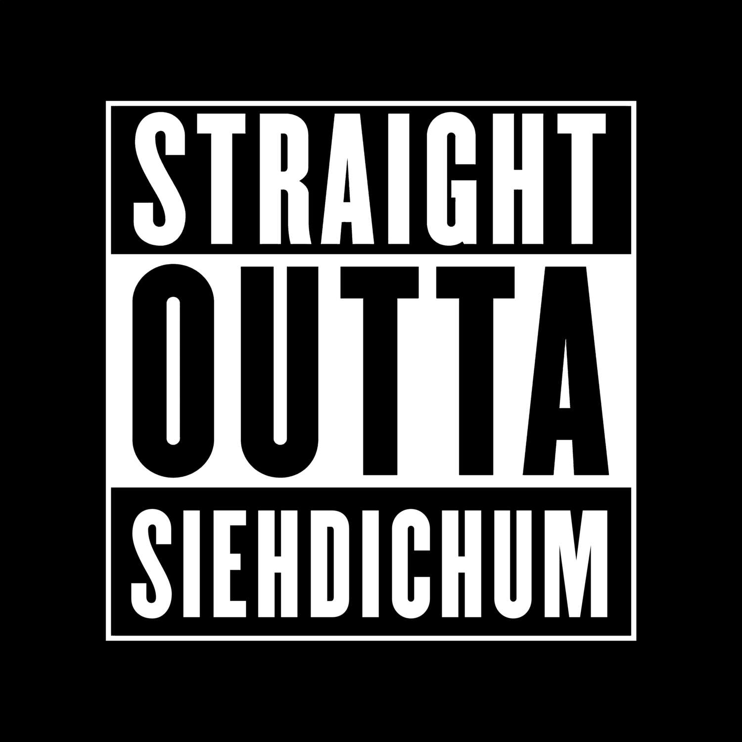 Siehdichum T-Shirt »Straight Outta«