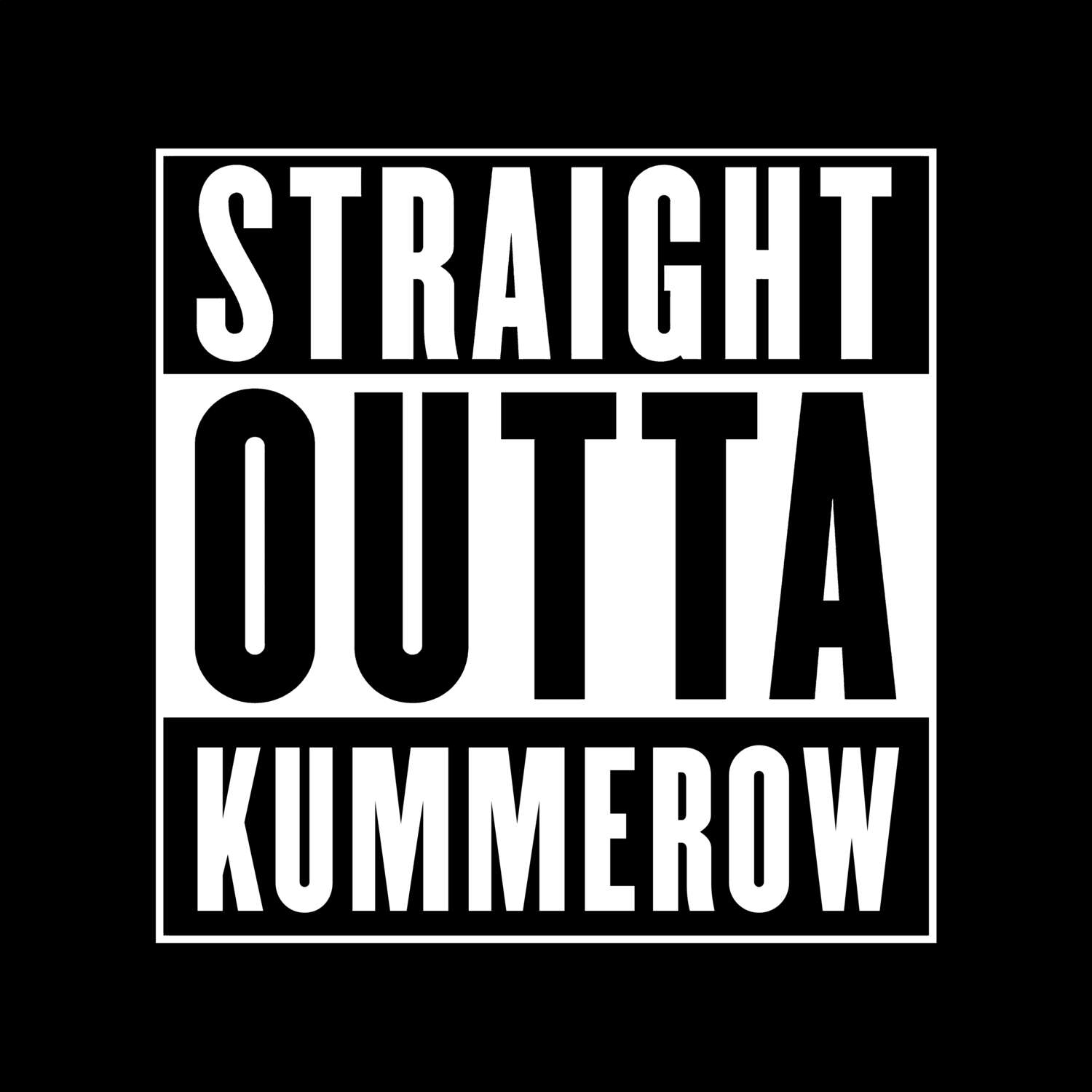 Kummerow T-Shirt »Straight Outta«