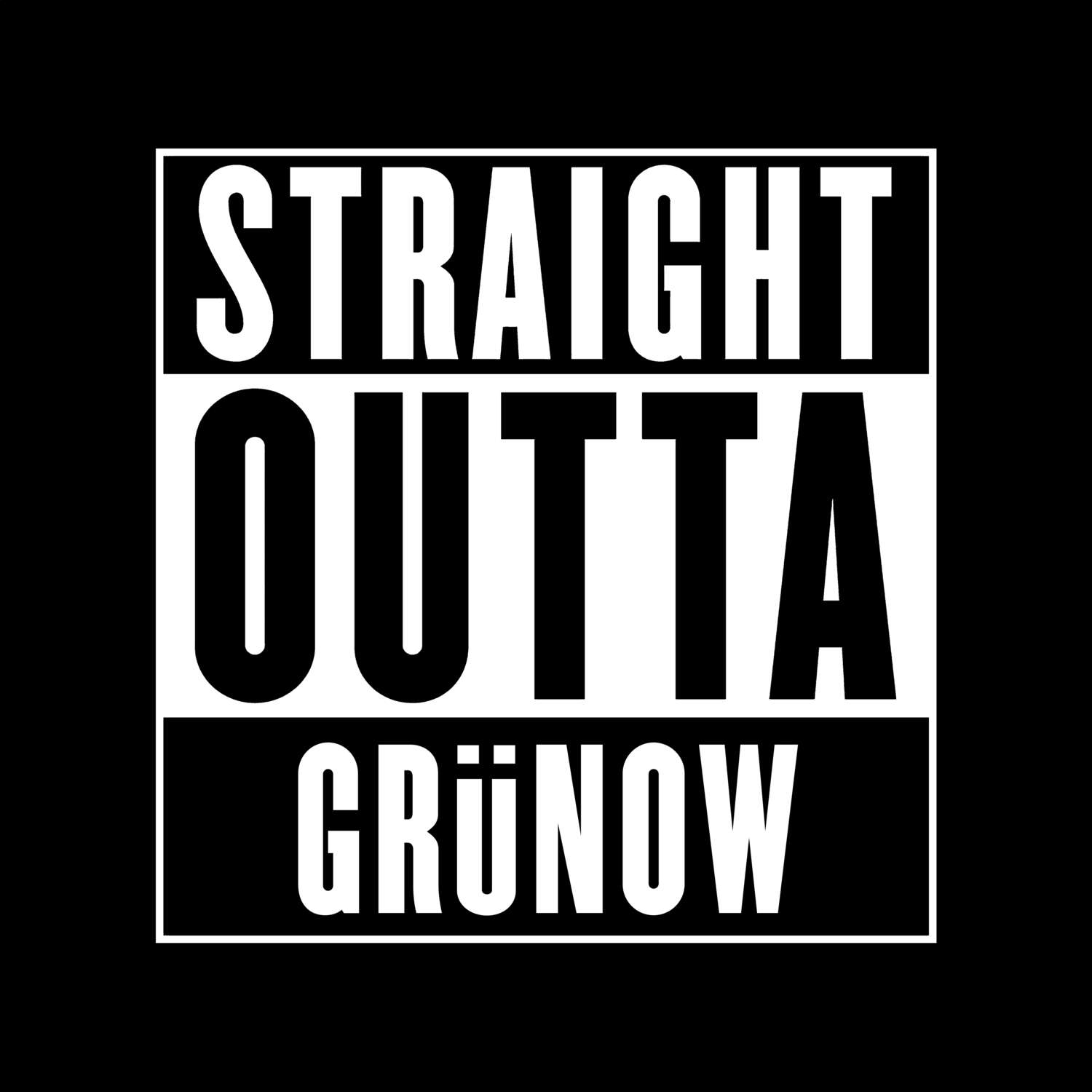 Grünow T-Shirt »Straight Outta«