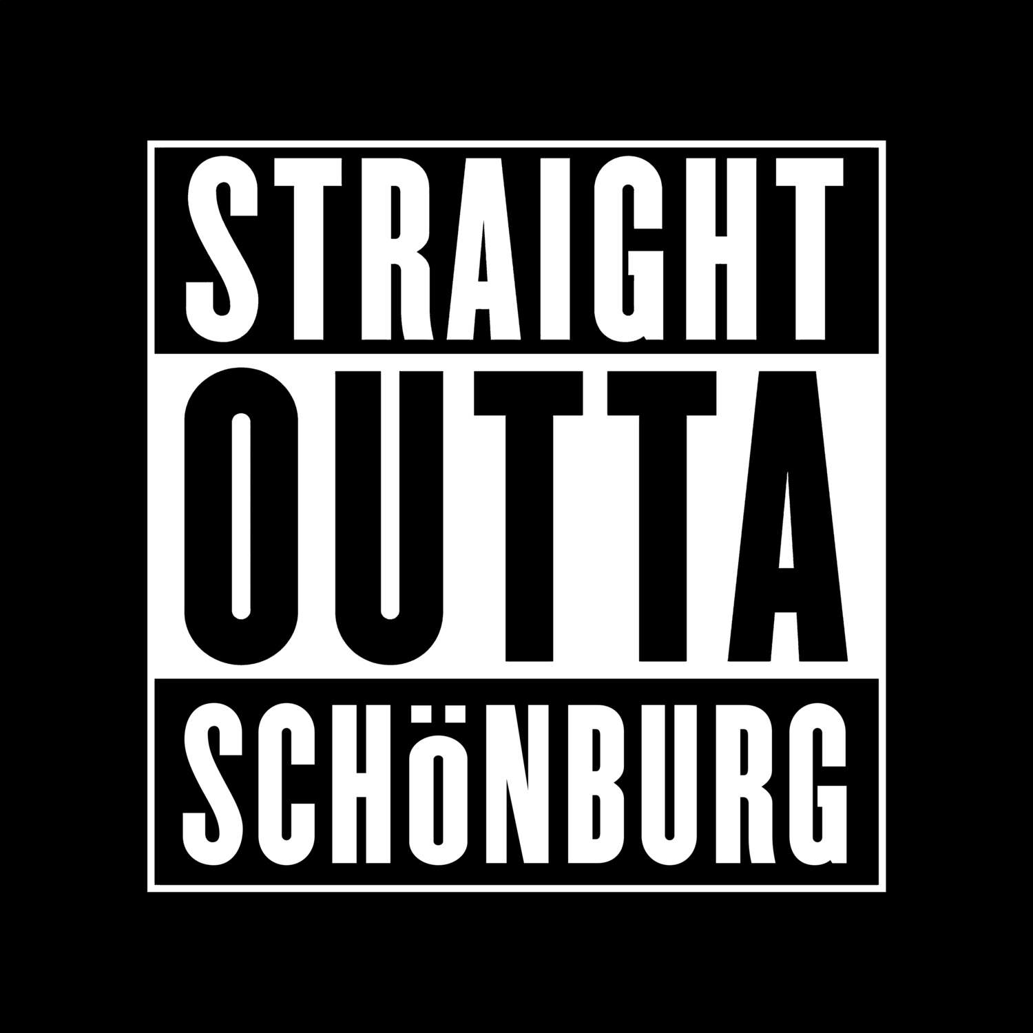 Schönburg T-Shirt »Straight Outta«