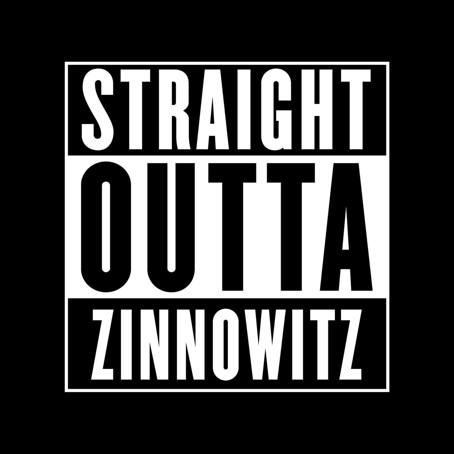 Zinnowitz T-Shirt »Straight Outta«