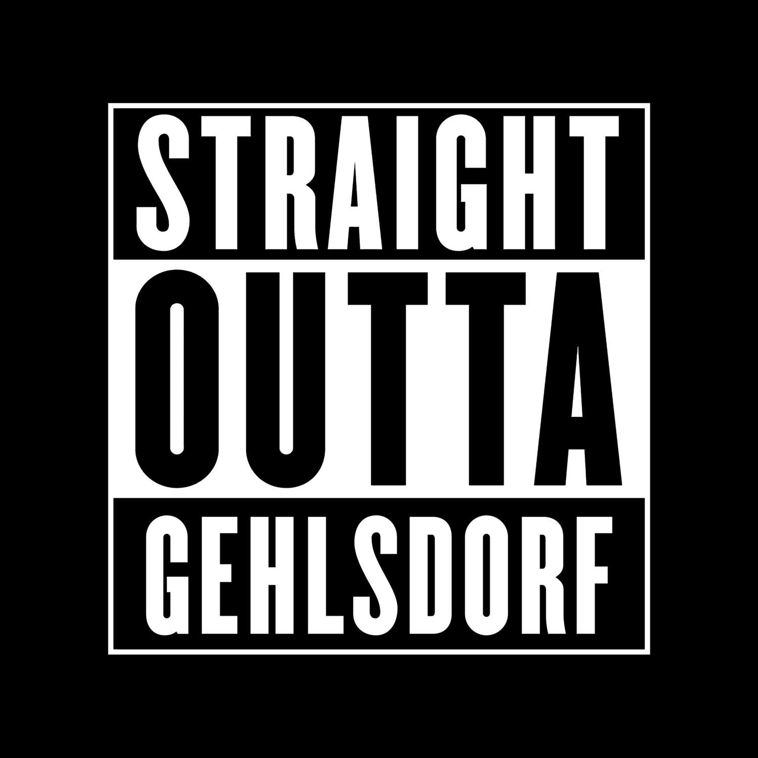 Gehlsdorf T-Shirt »Straight Outta«