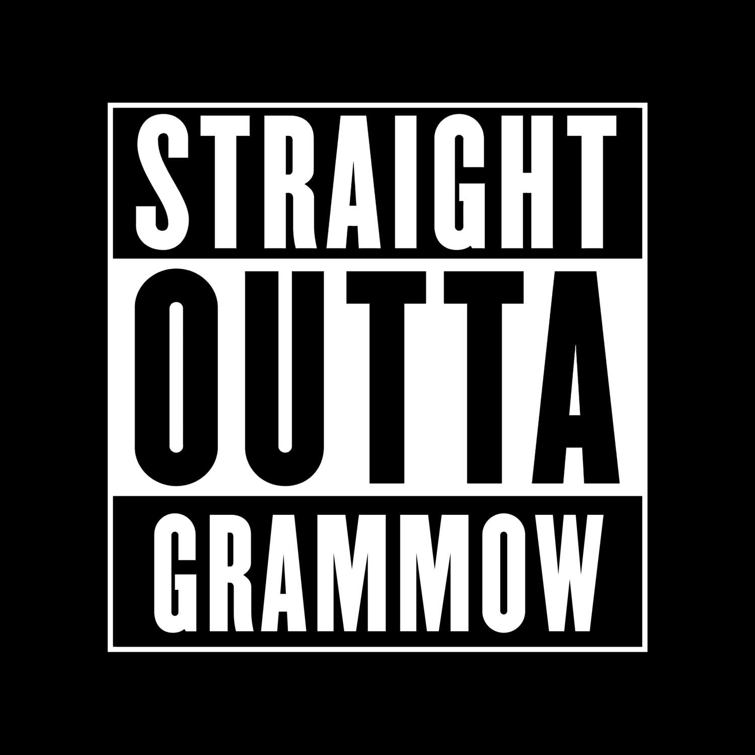 Grammow T-Shirt »Straight Outta«