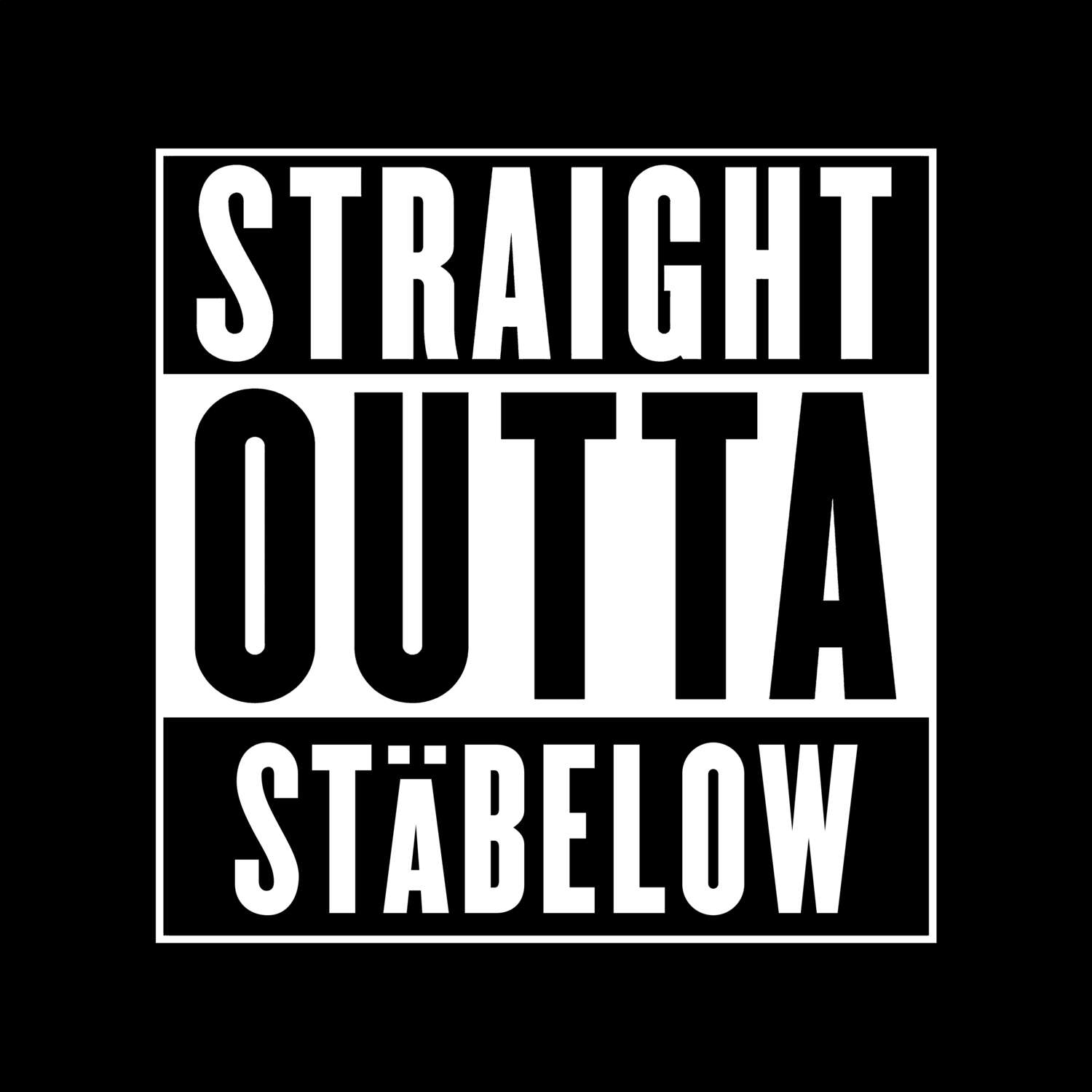 Stäbelow T-Shirt »Straight Outta«