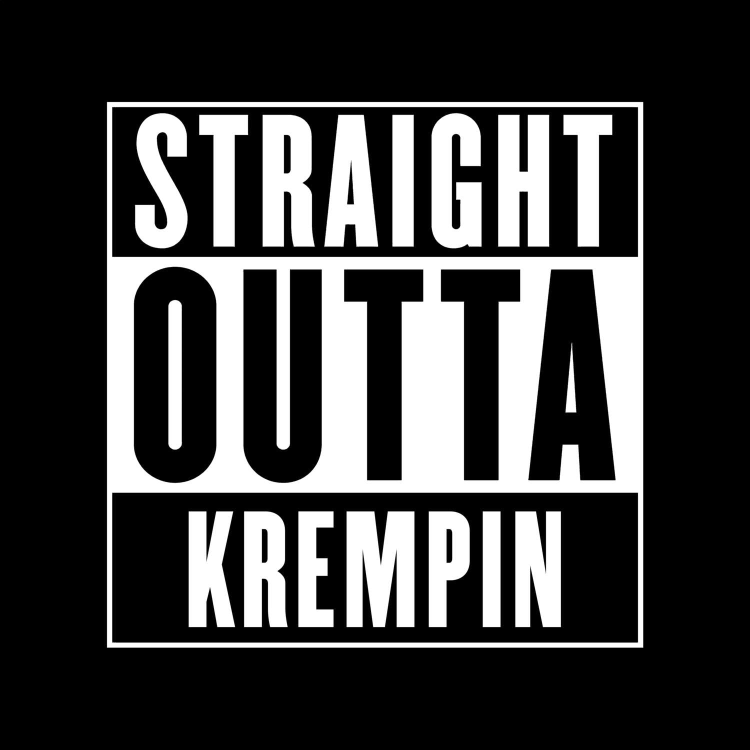 Krempin T-Shirt »Straight Outta«