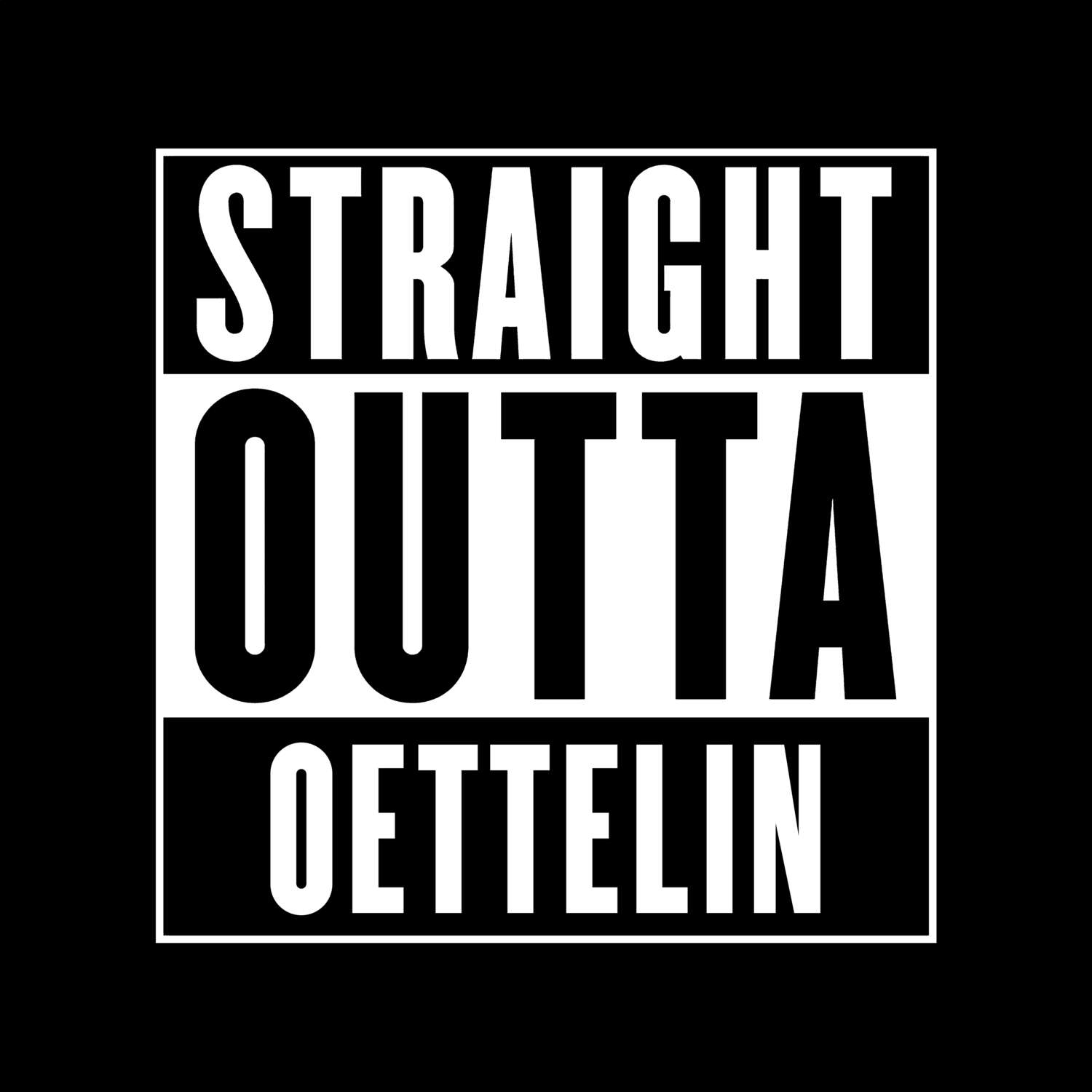 Oettelin T-Shirt »Straight Outta«