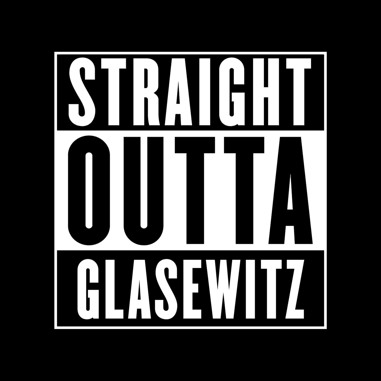 Glasewitz T-Shirt »Straight Outta«