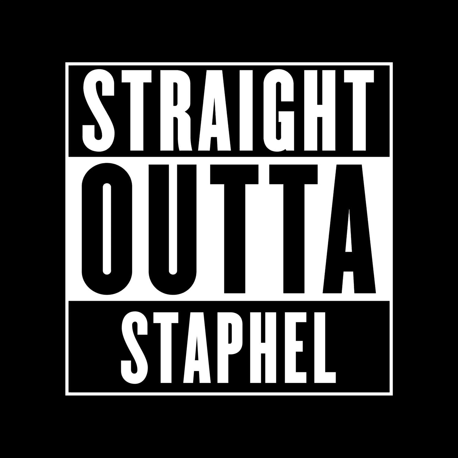 Staphel T-Shirt »Straight Outta«