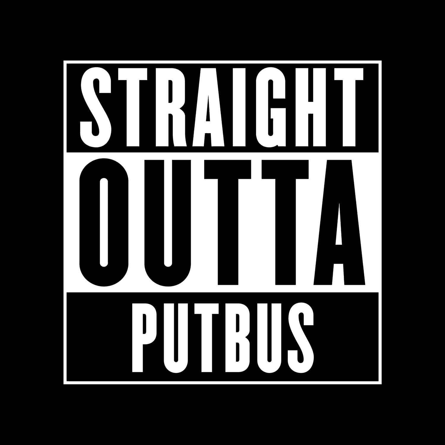 Putbus T-Shirt »Straight Outta«