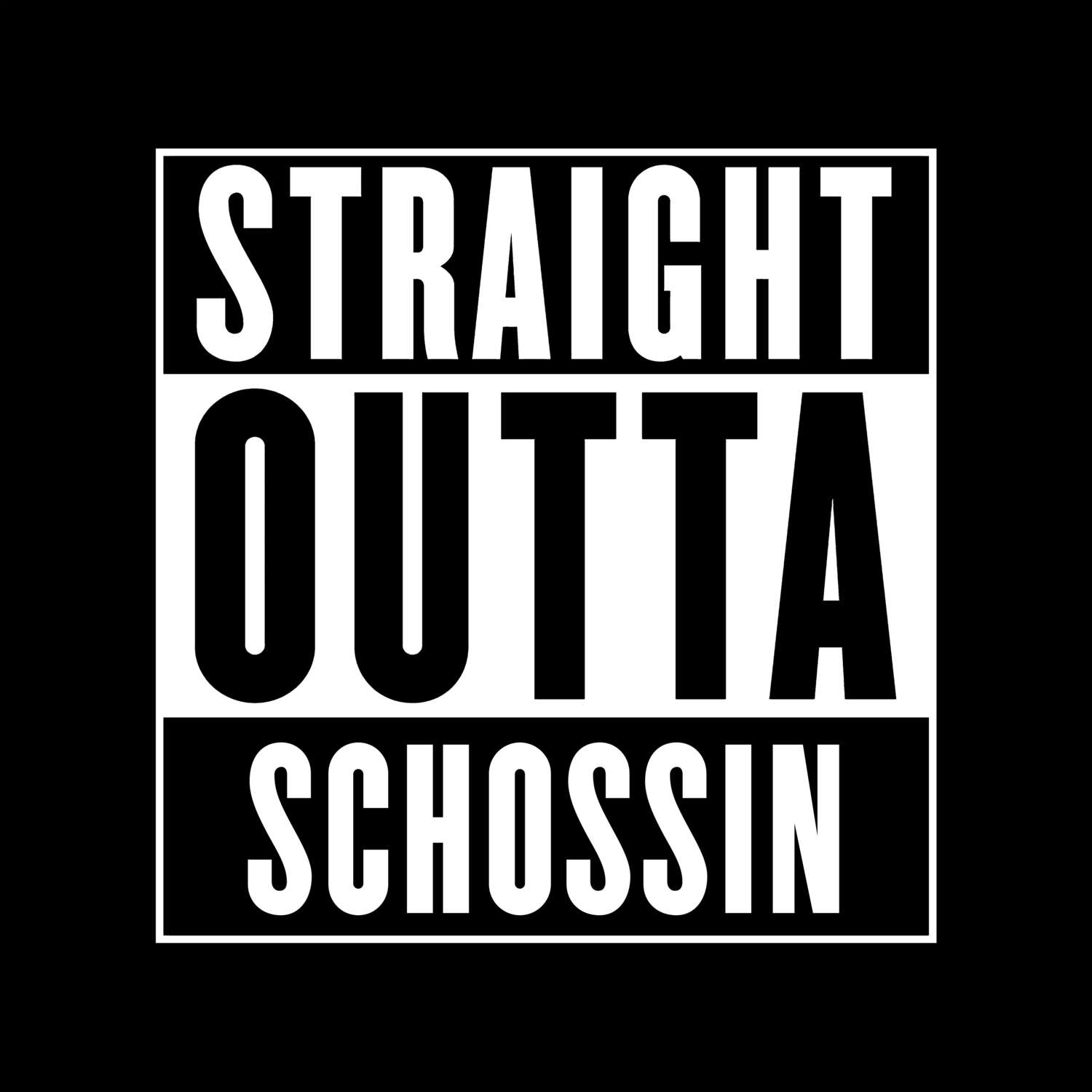 Schossin T-Shirt »Straight Outta«