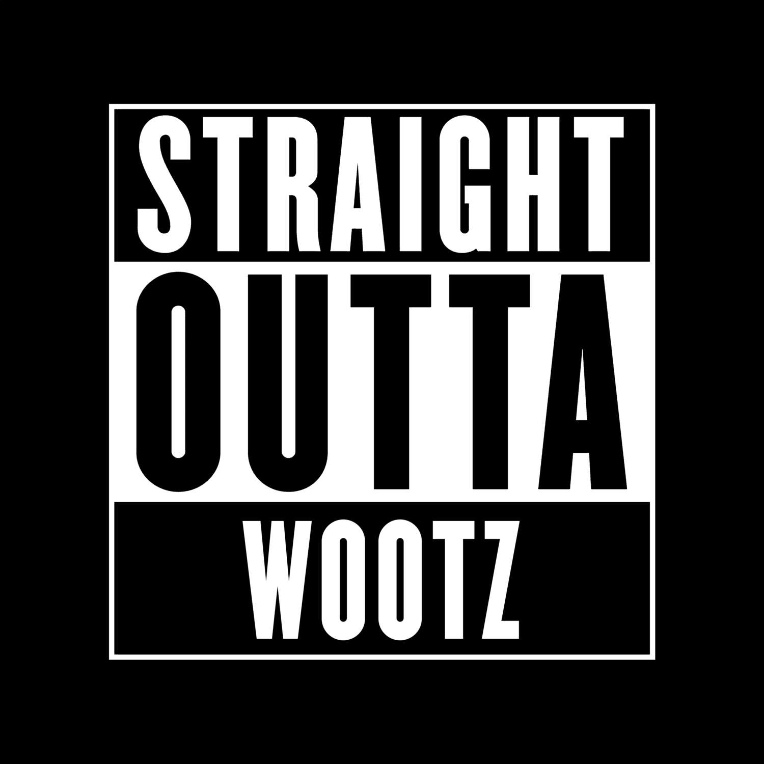 Wootz T-Shirt »Straight Outta«