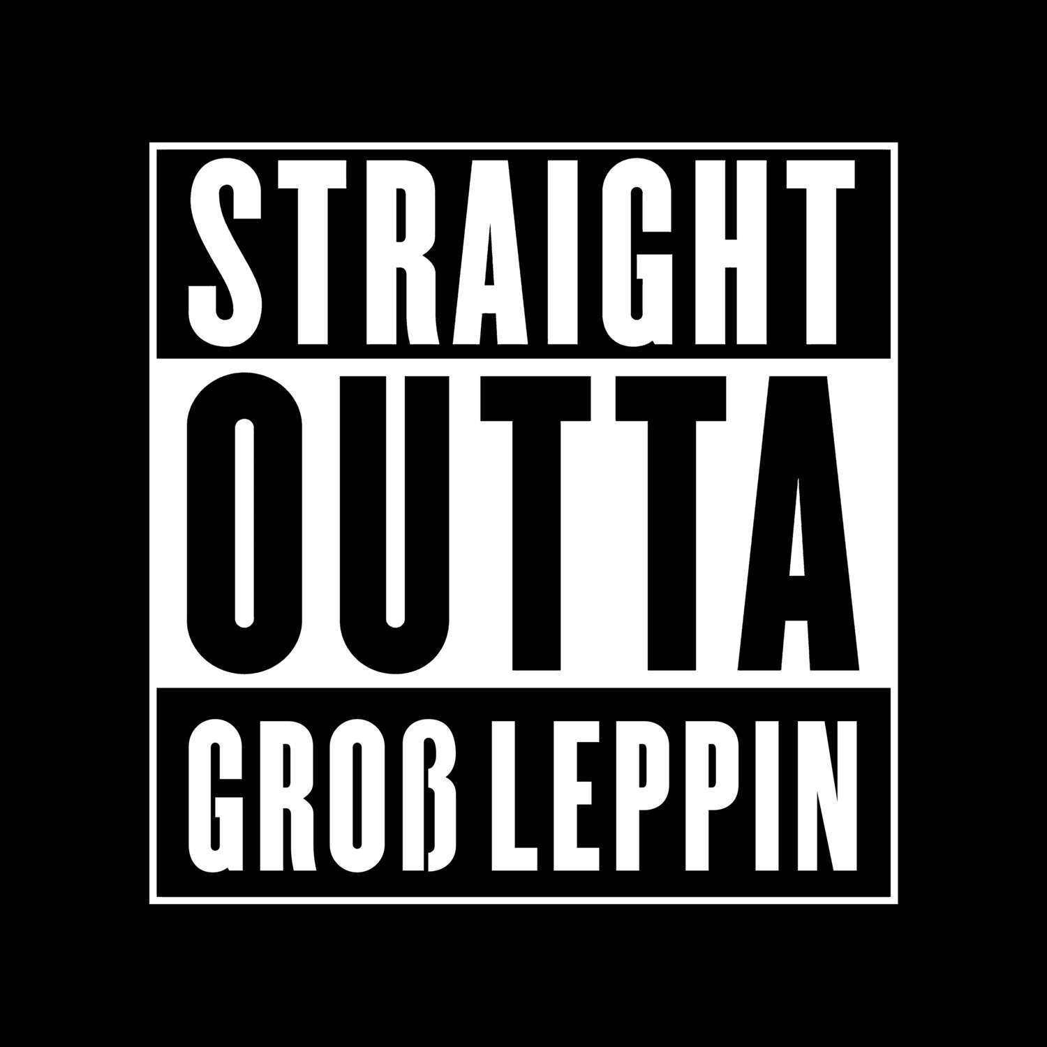 Groß Leppin T-Shirt »Straight Outta«