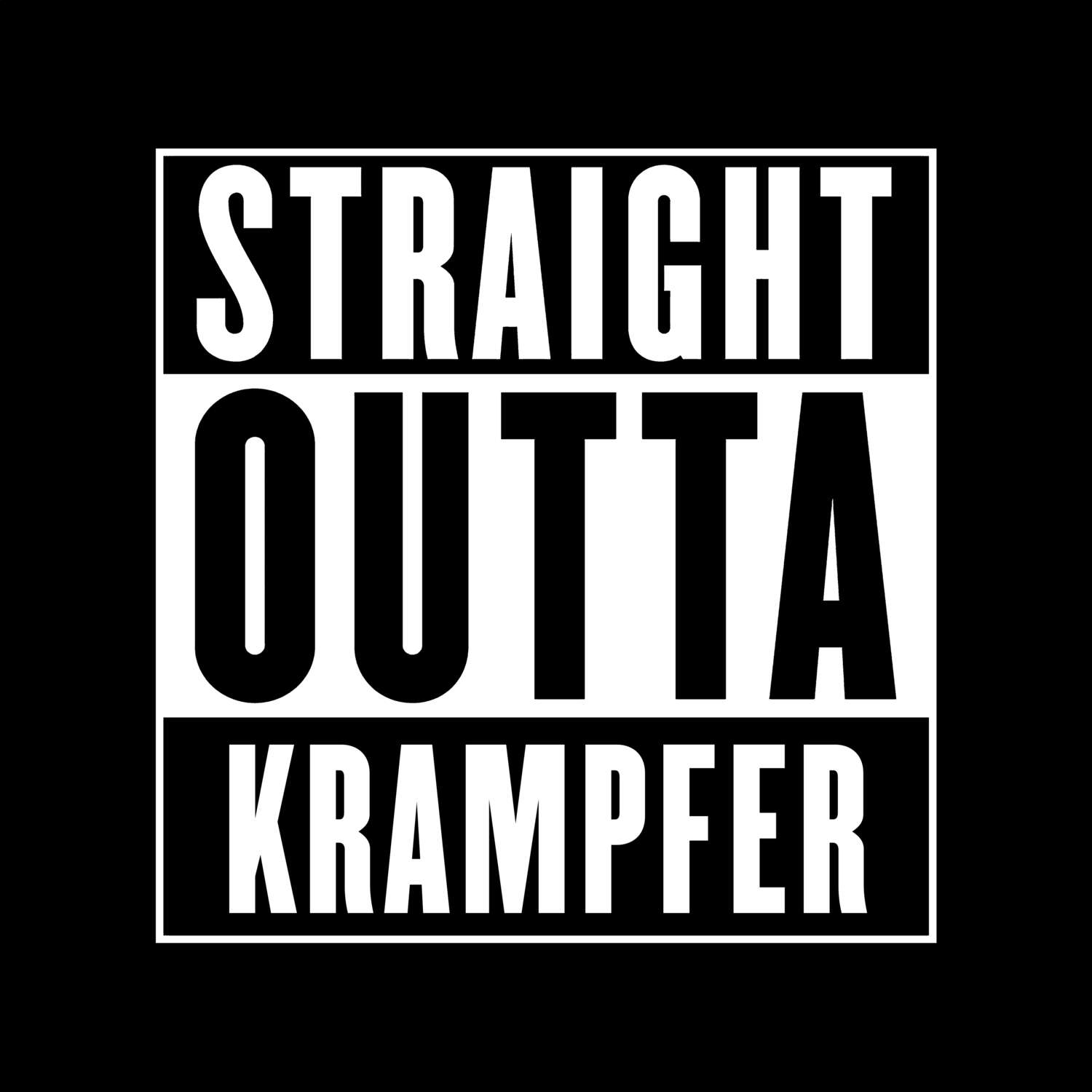 Krampfer T-Shirt »Straight Outta«
