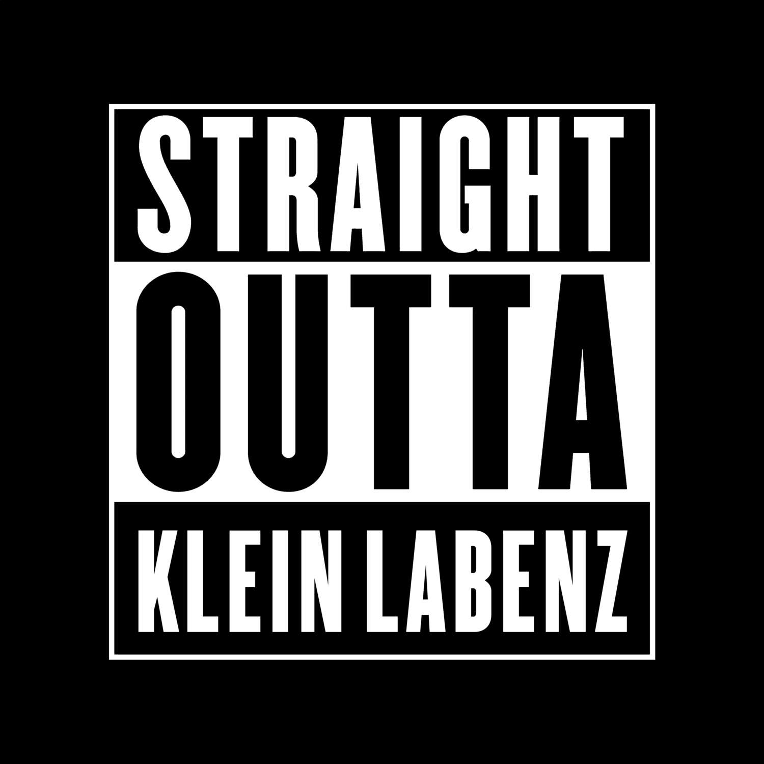 Klein Labenz T-Shirt »Straight Outta«