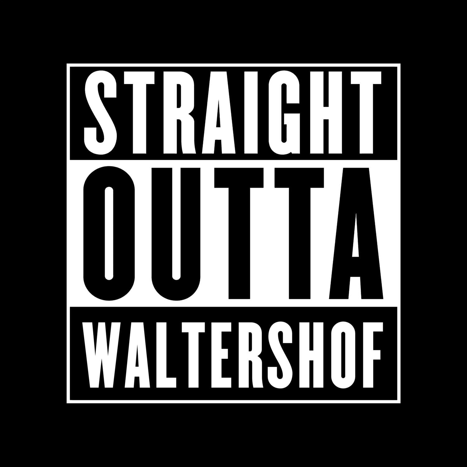 Waltershof T-Shirt »Straight Outta«