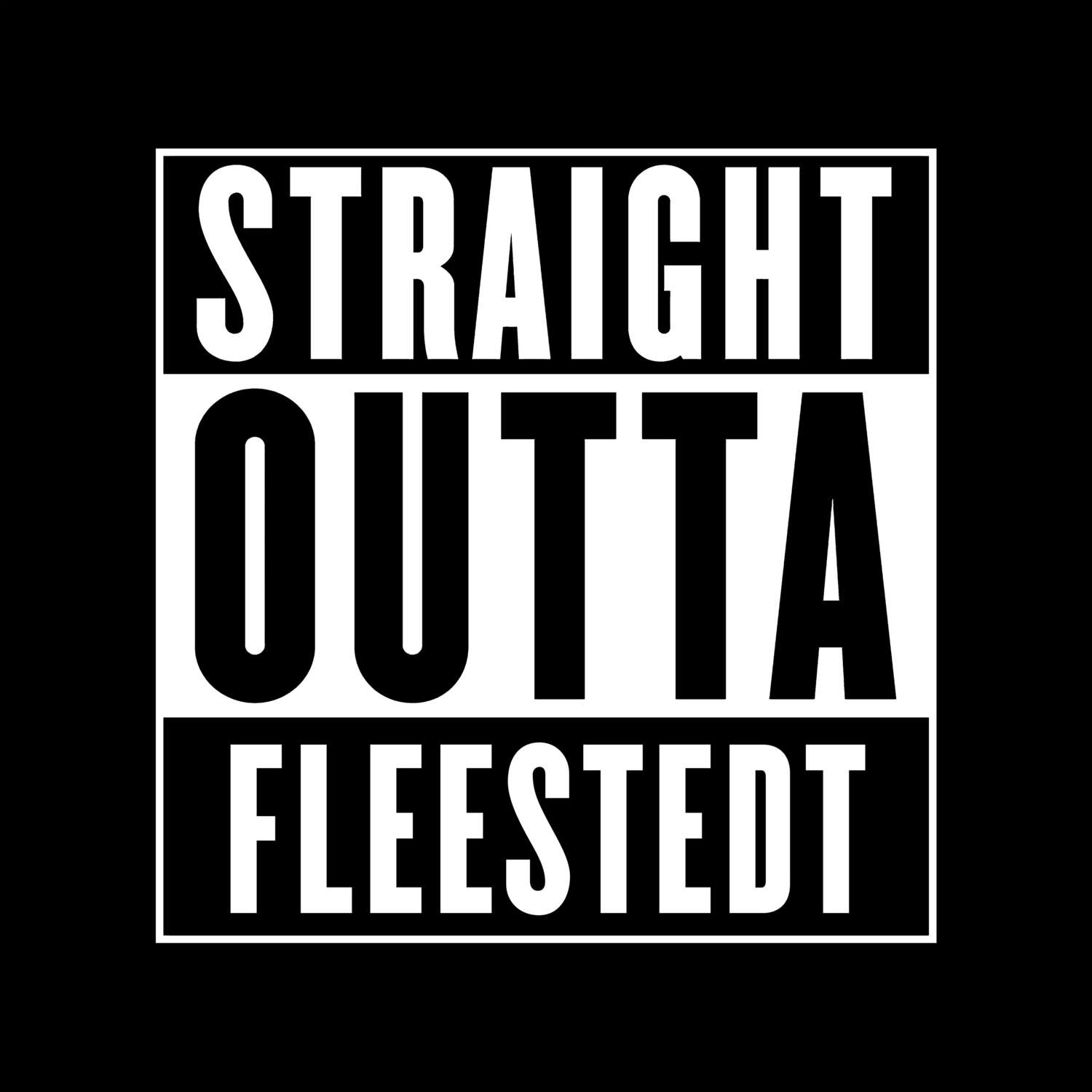 Fleestedt T-Shirt »Straight Outta«