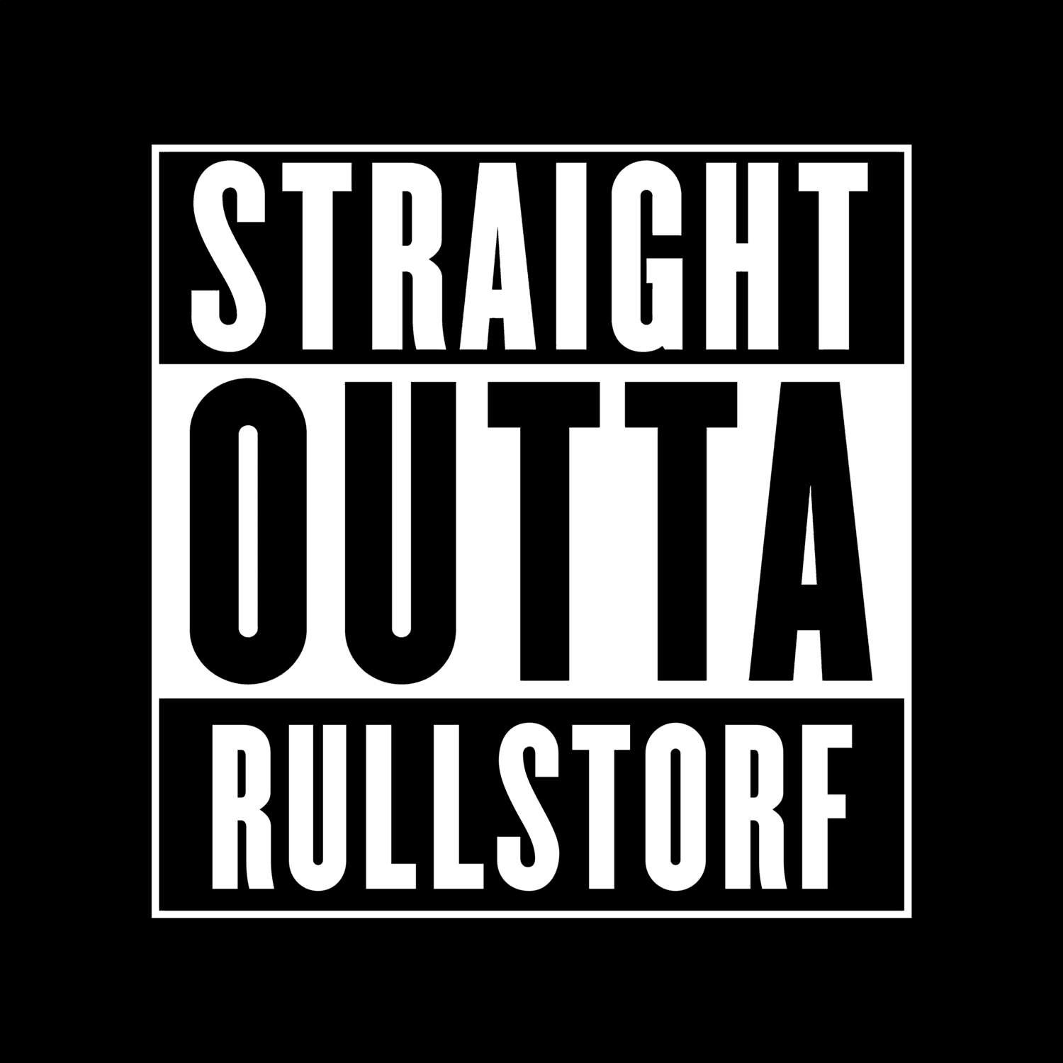 Rullstorf T-Shirt »Straight Outta«