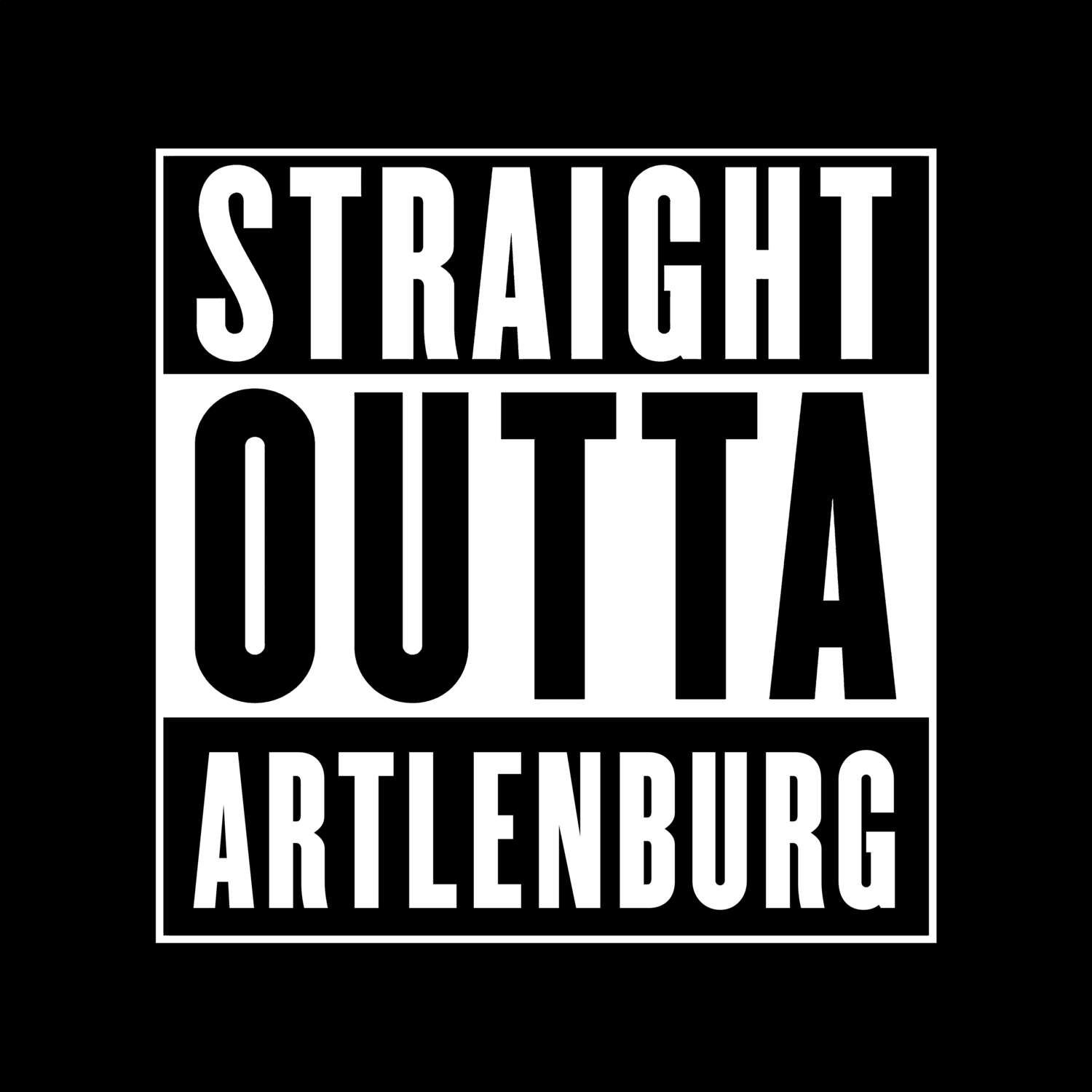 Artlenburg T-Shirt »Straight Outta«
