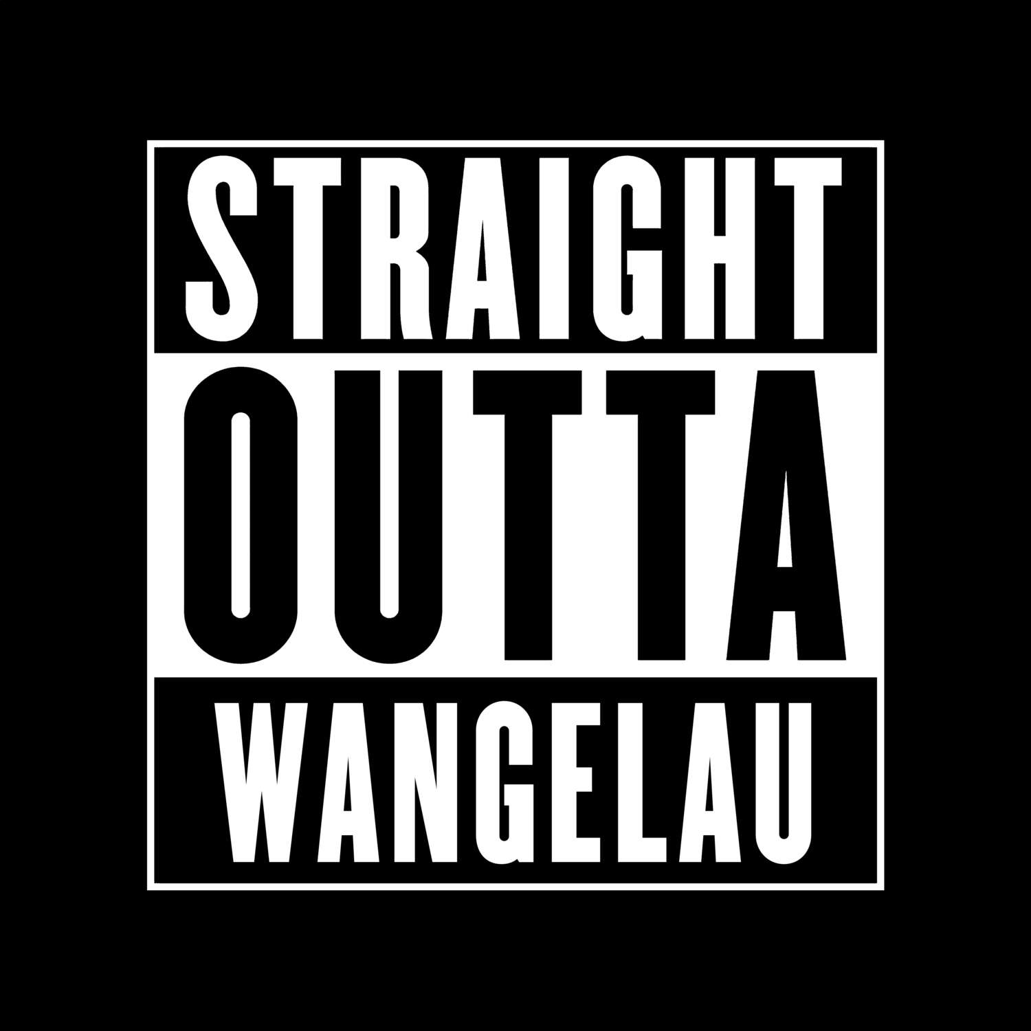 Wangelau T-Shirt »Straight Outta«