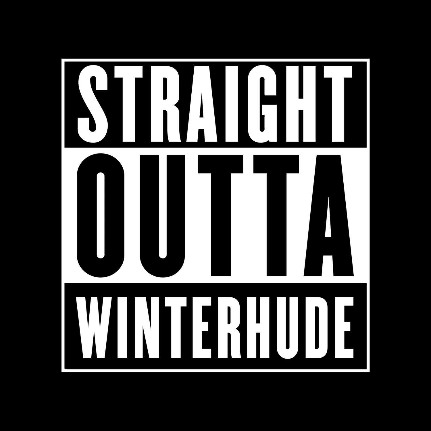Winterhude T-Shirt »Straight Outta«