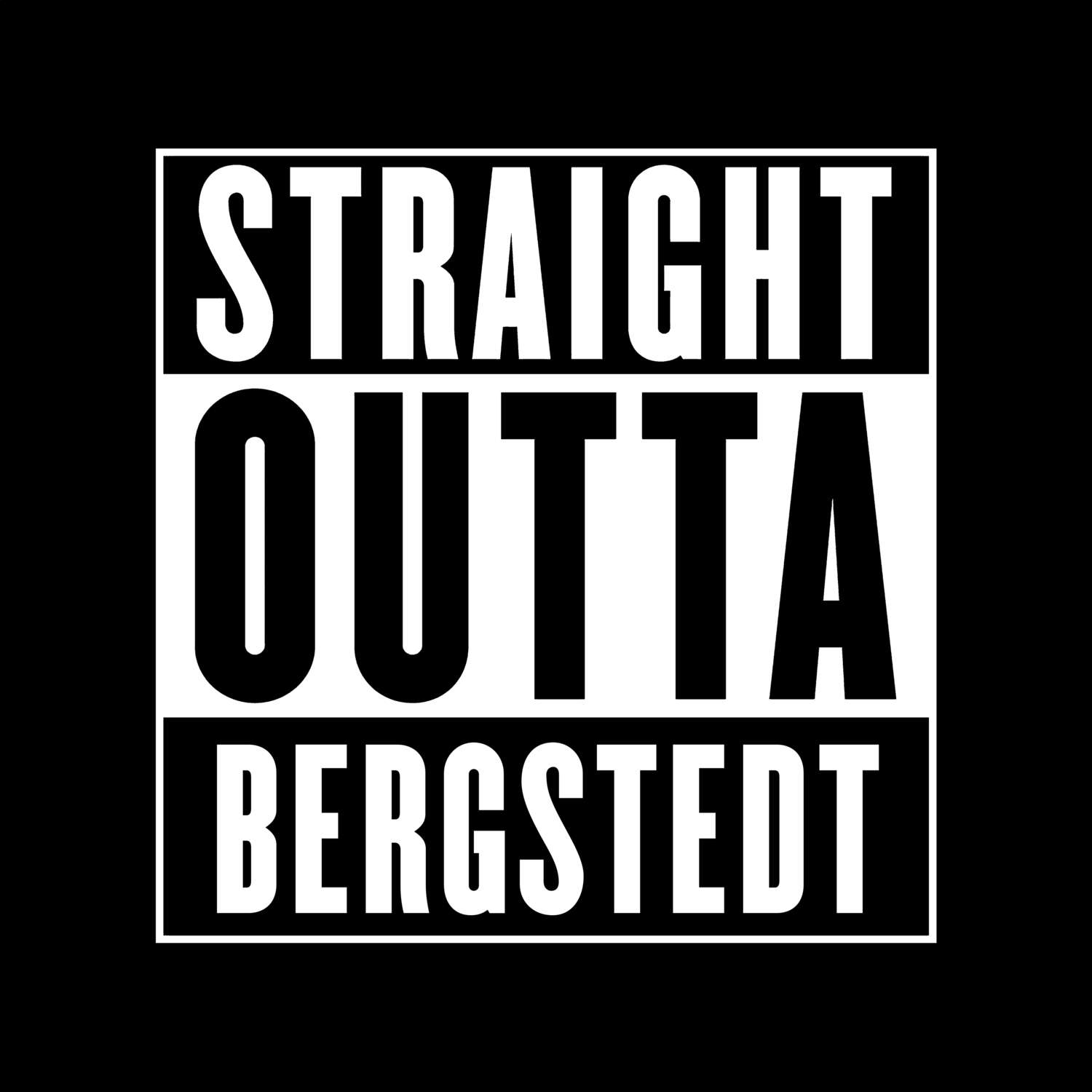 Bergstedt T-Shirt »Straight Outta«