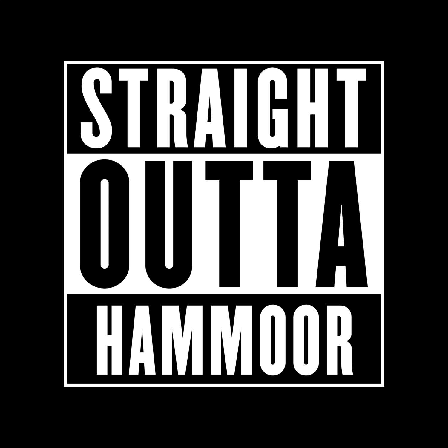 Hammoor T-Shirt »Straight Outta«