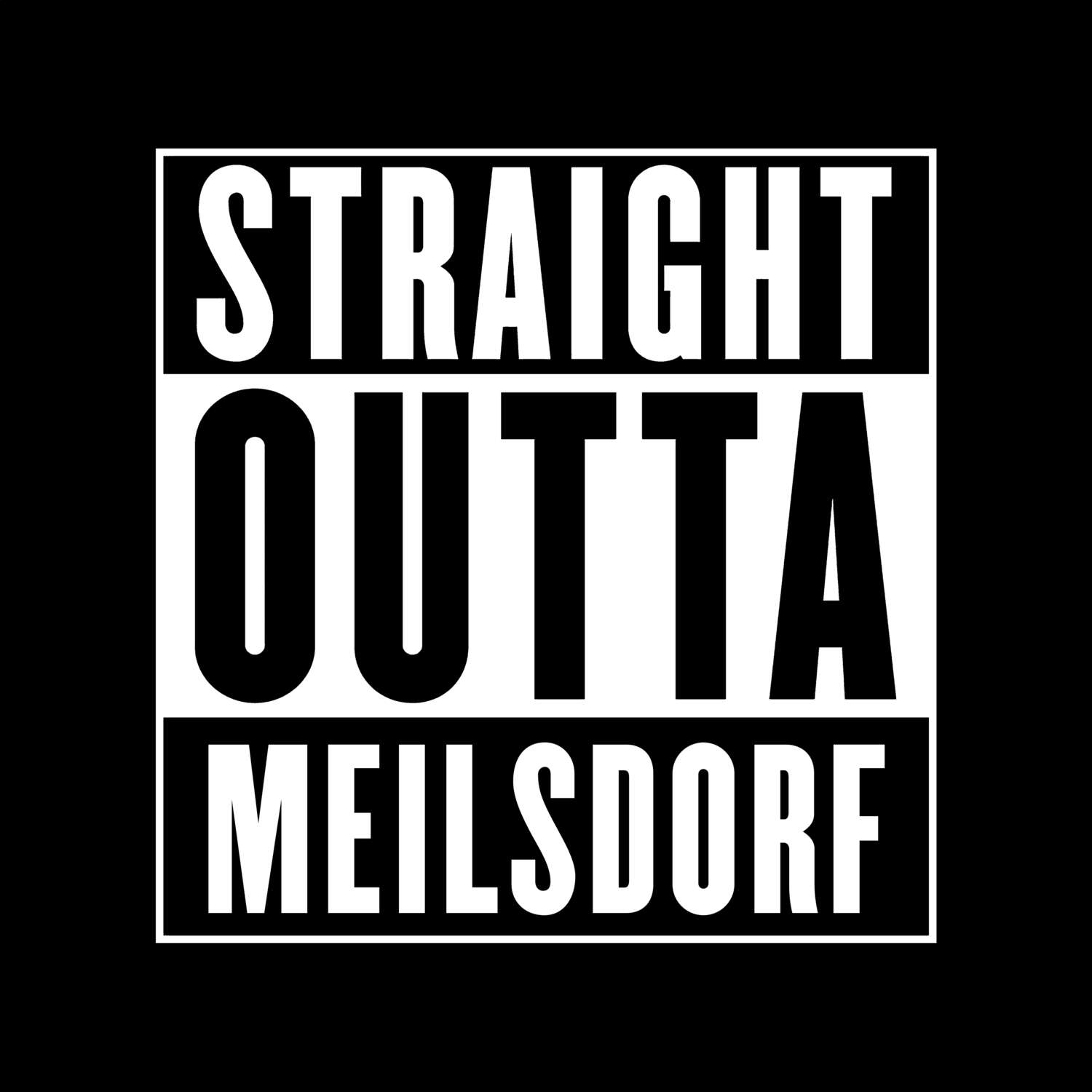 Meilsdorf T-Shirt »Straight Outta«