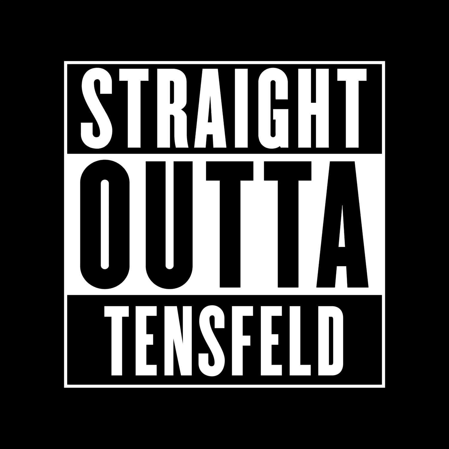 Tensfeld T-Shirt »Straight Outta«