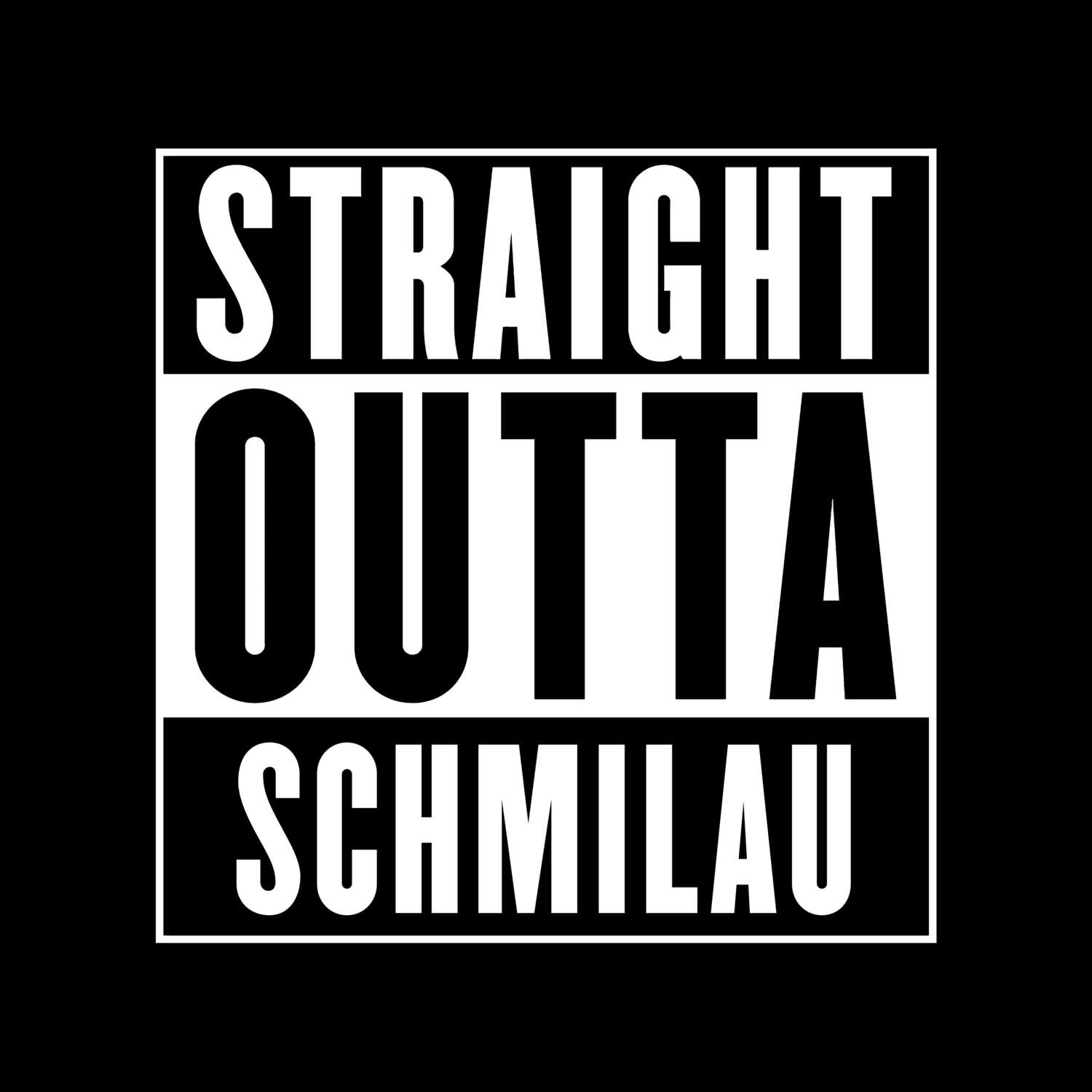 T-Shirt »Straight Outta« für den Ort »Schmilau«