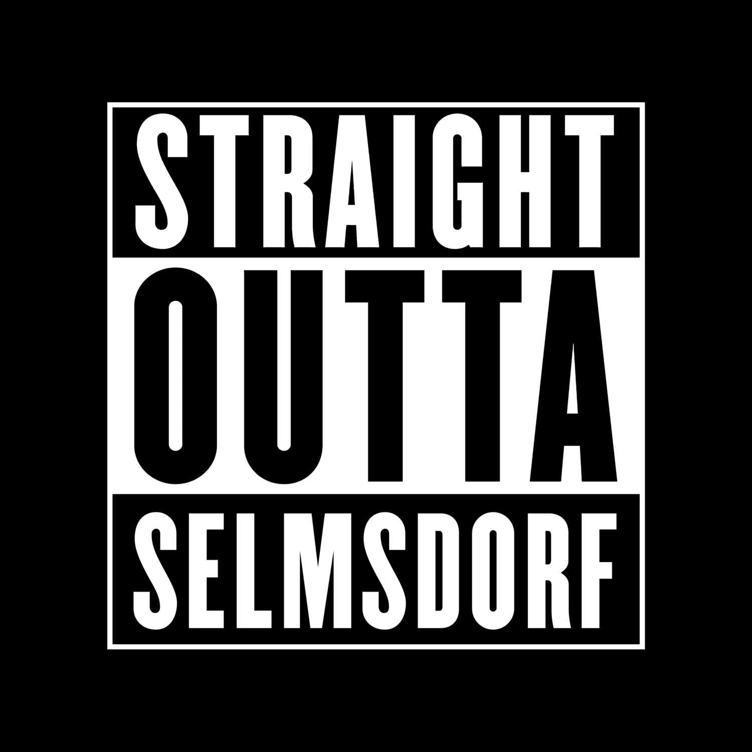Selmsdorf T-Shirt »Straight Outta«