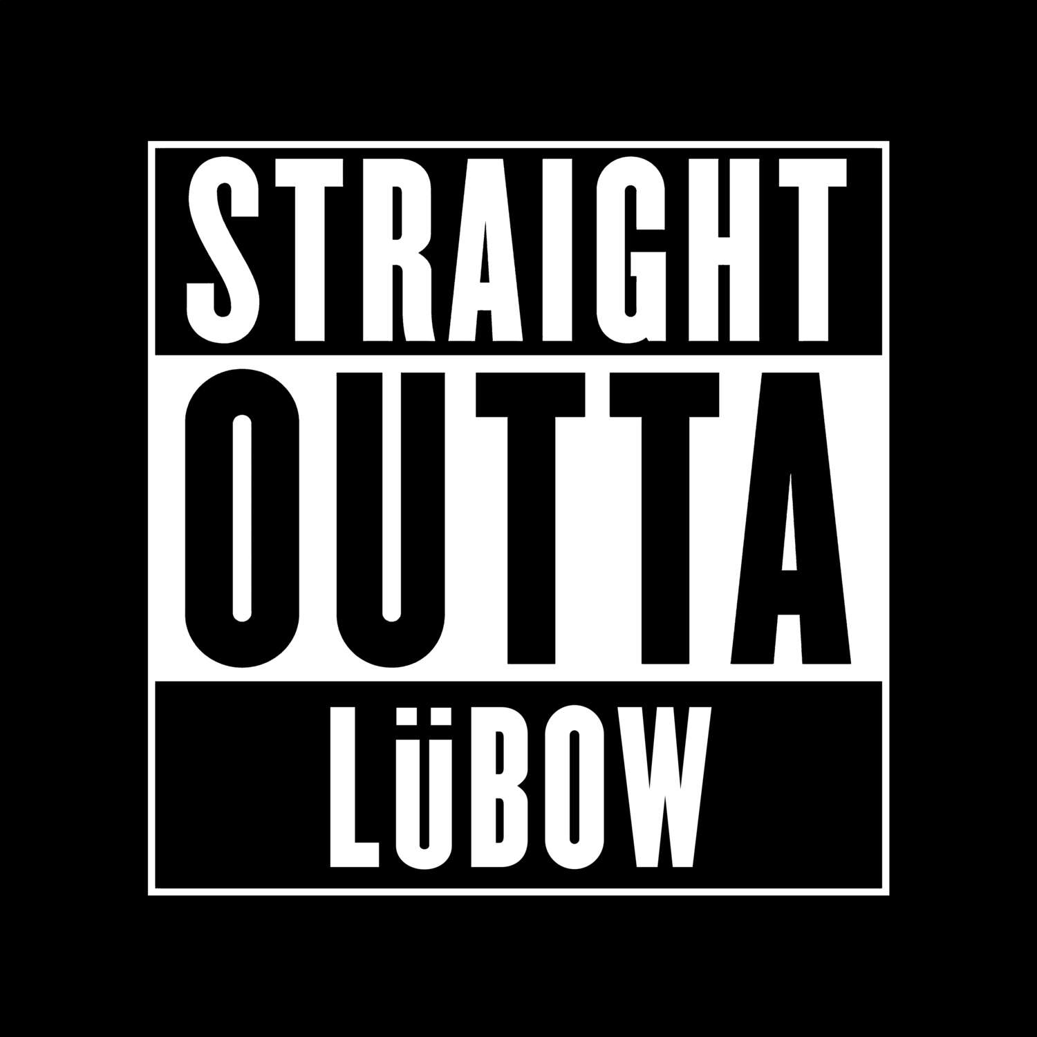 Lübow T-Shirt »Straight Outta«
