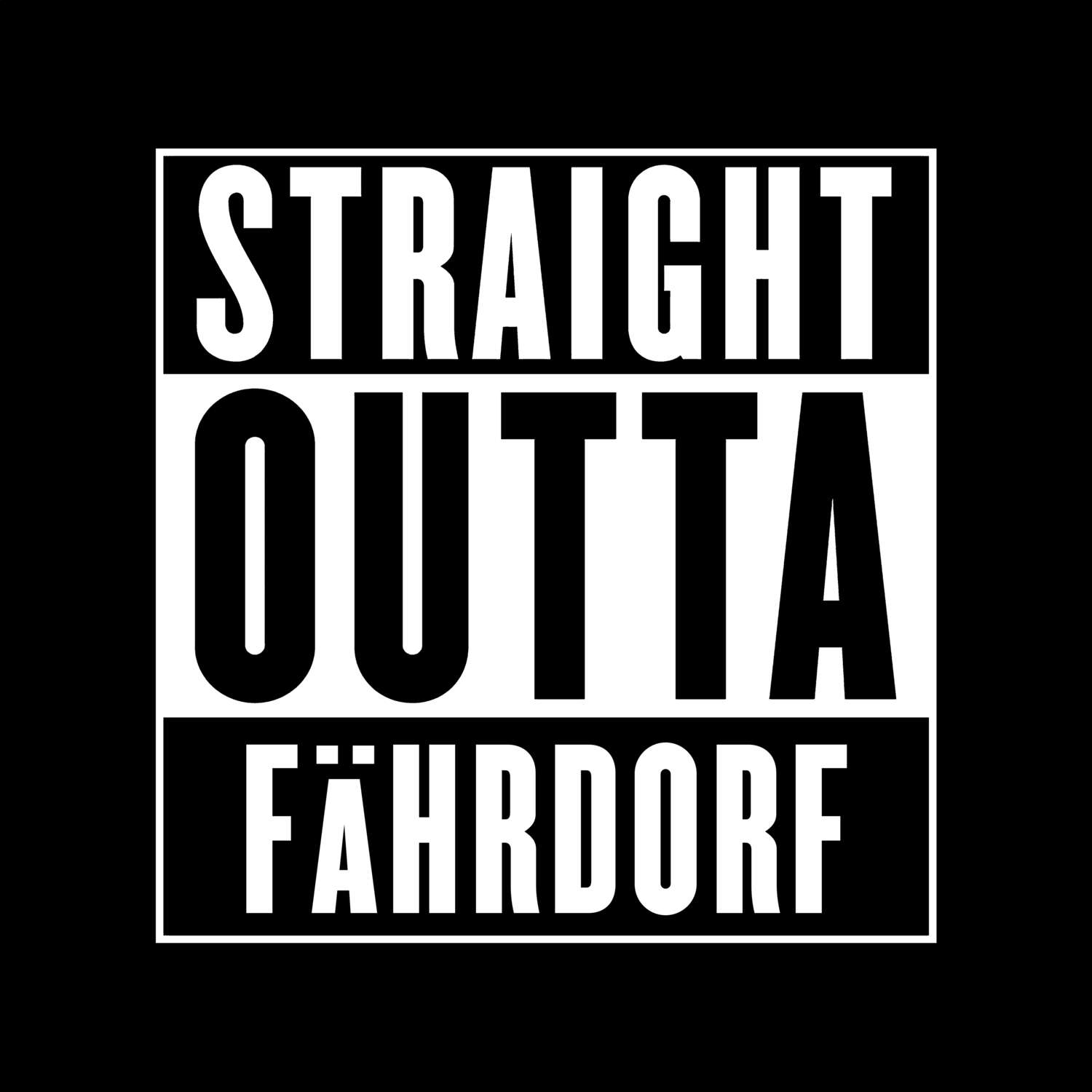 Fährdorf T-Shirt »Straight Outta«