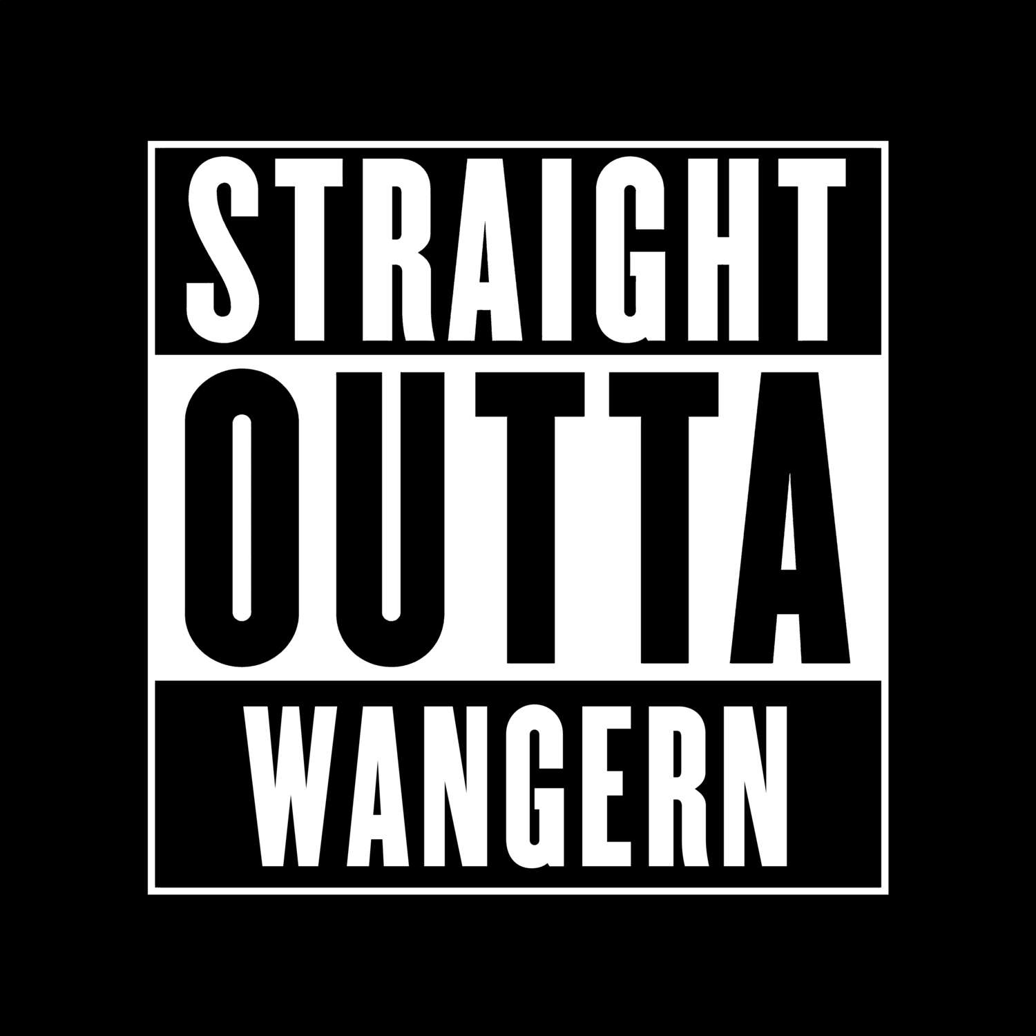 Wangern T-Shirt »Straight Outta«