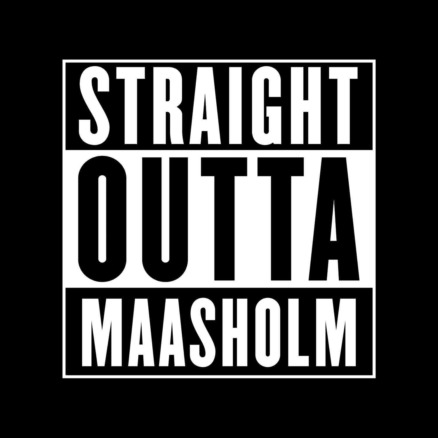 Maasholm T-Shirt »Straight Outta«