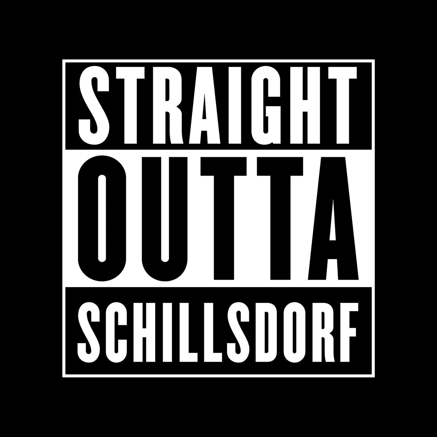 Schillsdorf T-Shirt »Straight Outta«