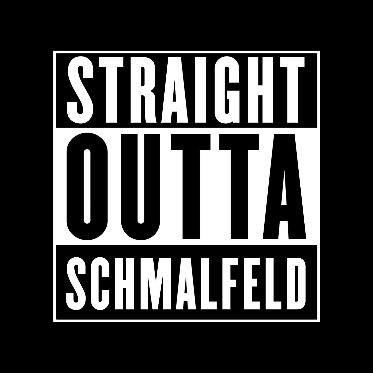 Schmalfeld T-Shirt »Straight Outta«