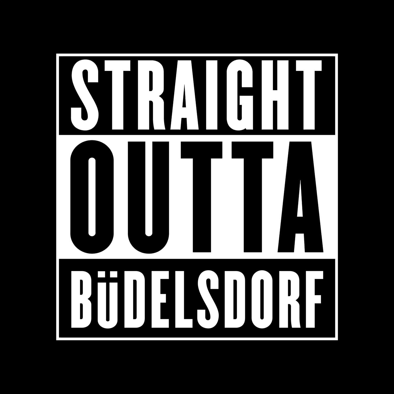 Büdelsdorf T-Shirt »Straight Outta«