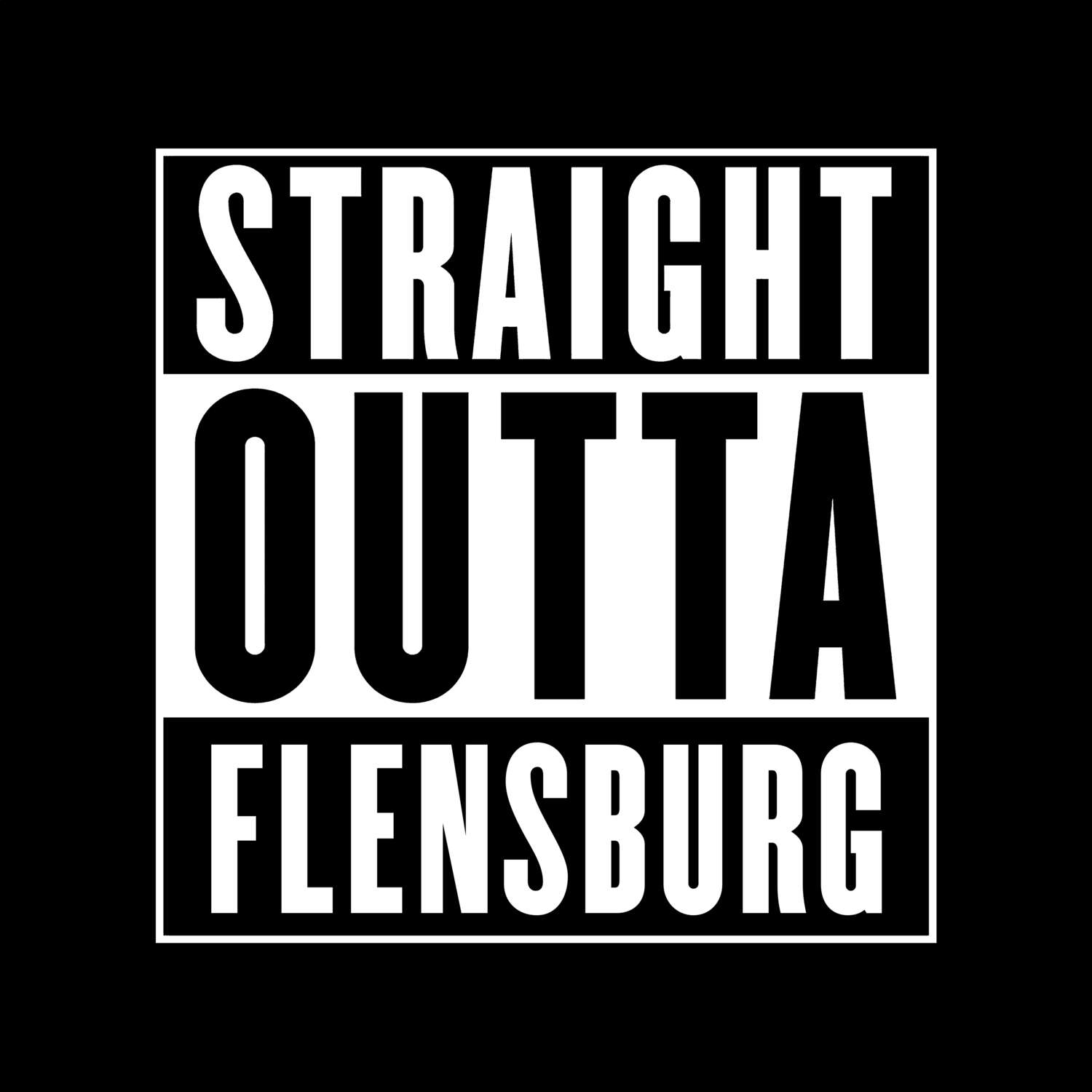 Flensburg T-Shirt »Straight Outta«
