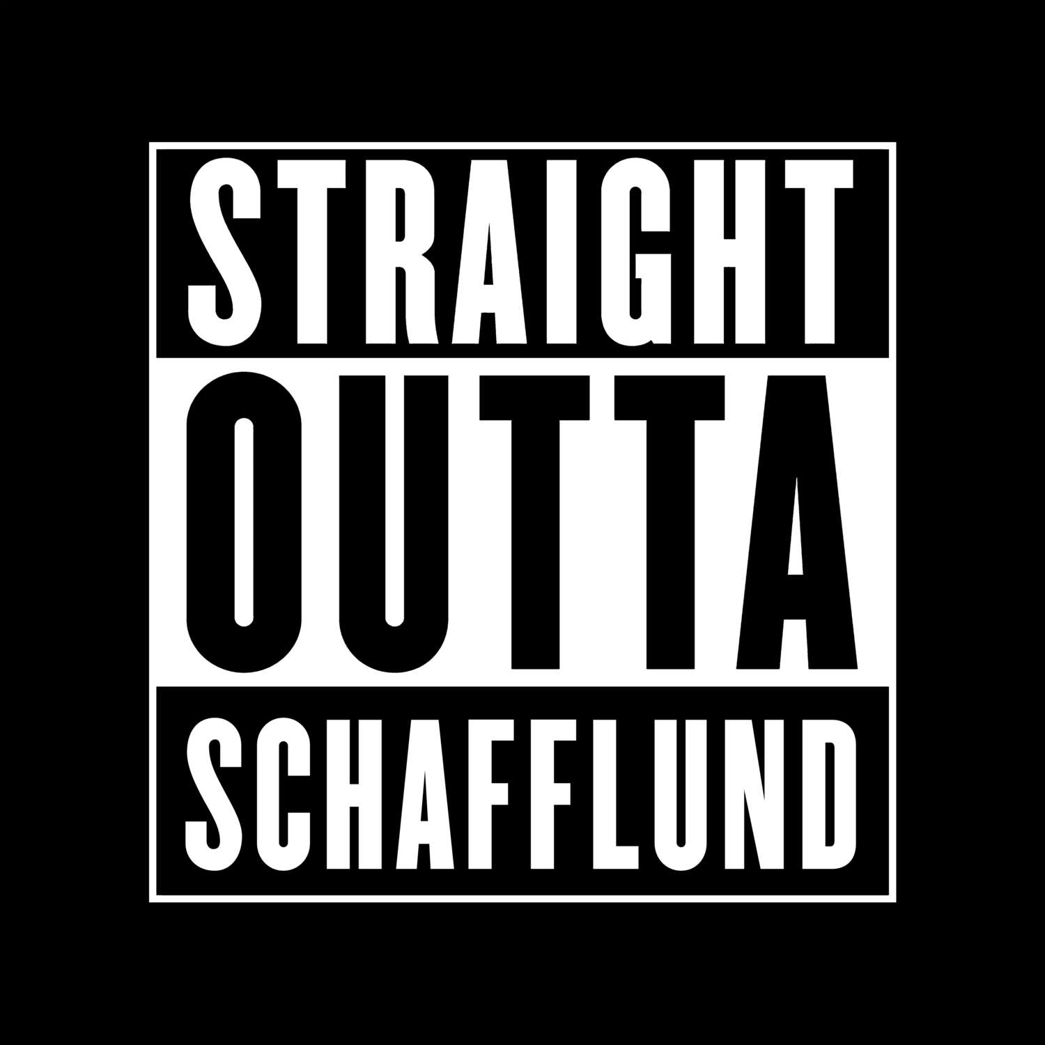 Schafflund T-Shirt »Straight Outta«