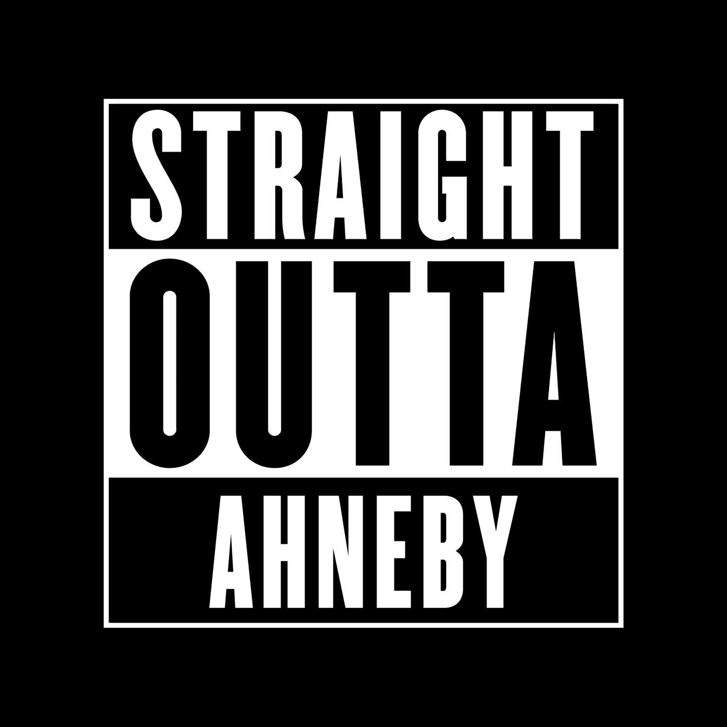 Ahneby T-Shirt »Straight Outta«