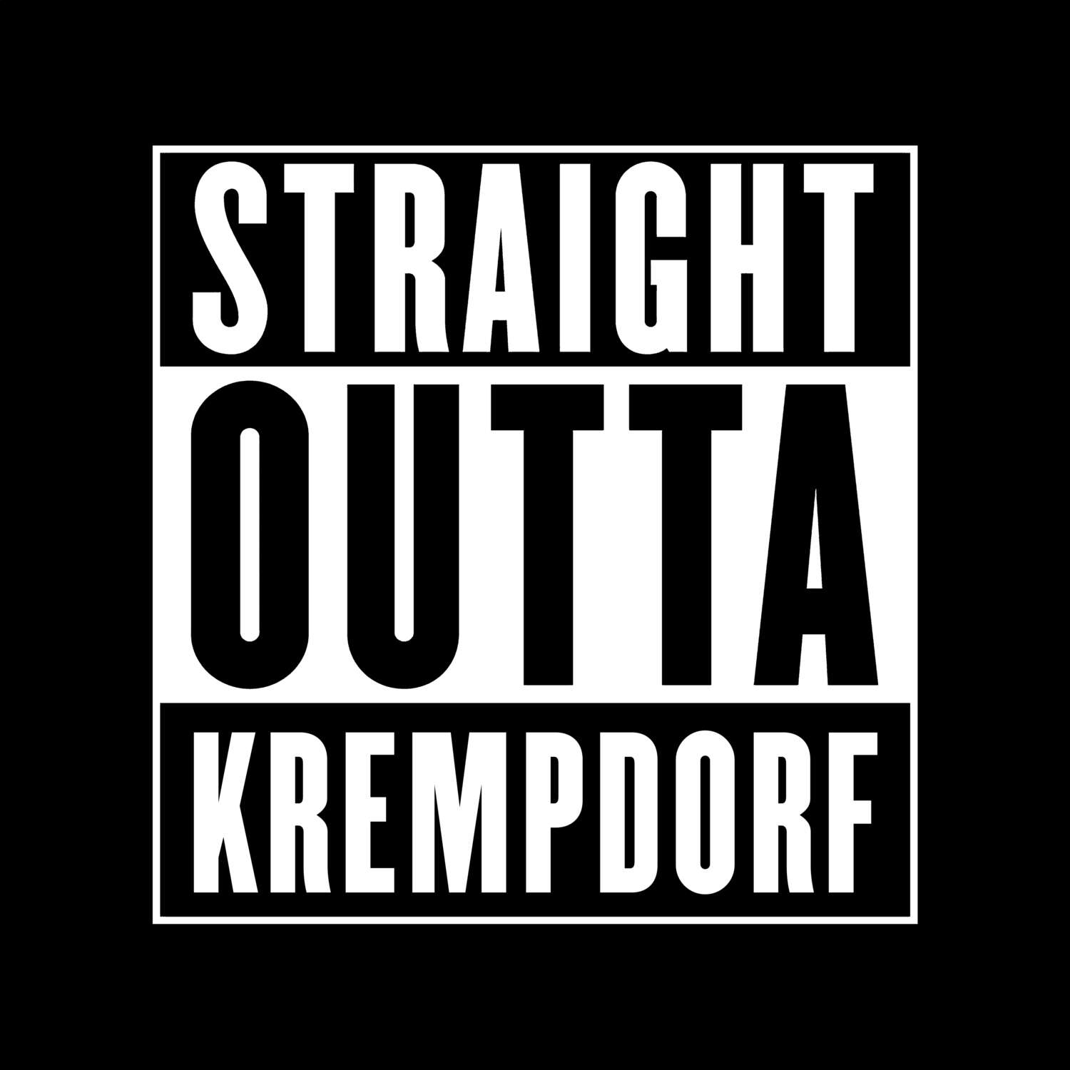 Krempdorf T-Shirt »Straight Outta«